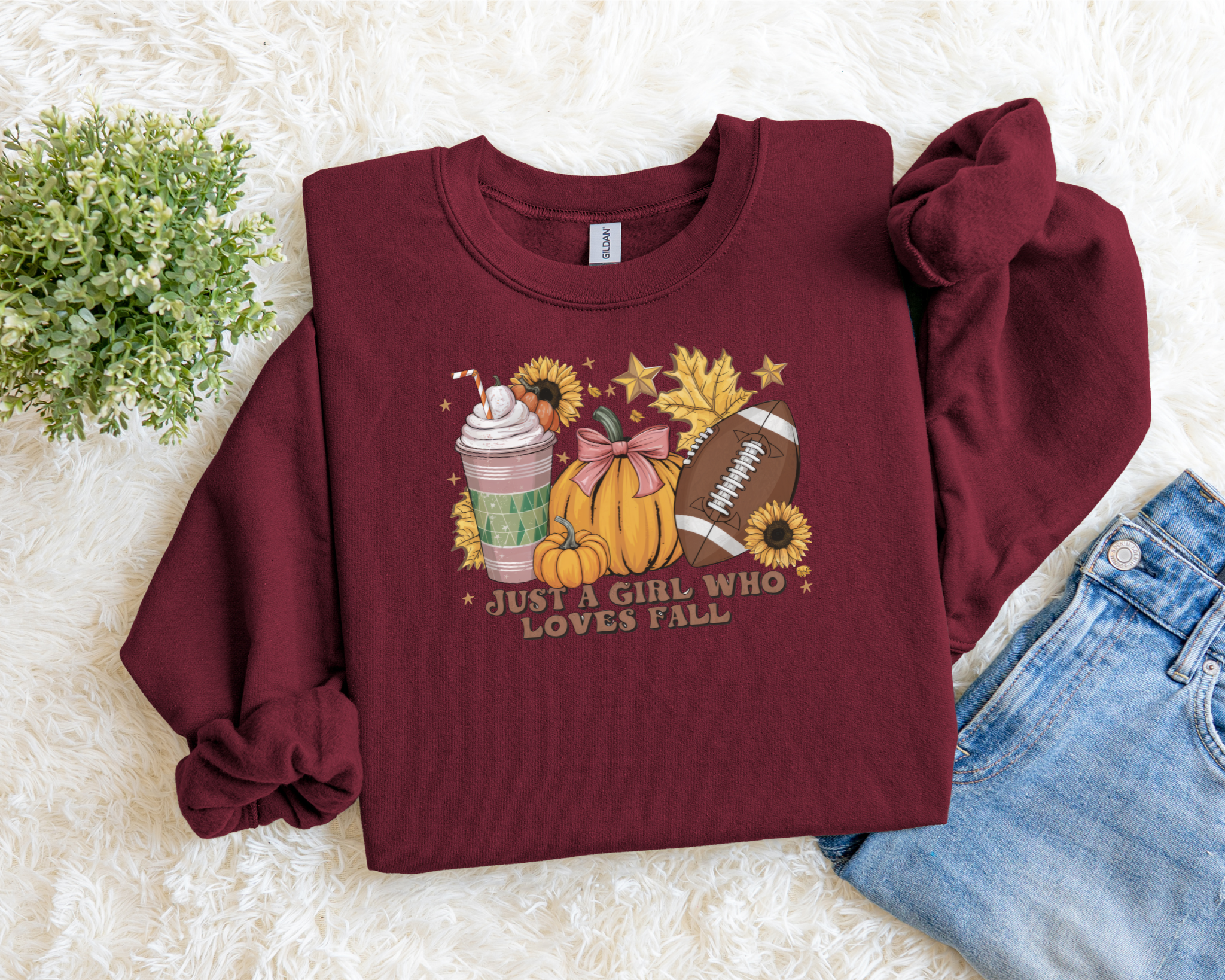 Just a Girl Who Loves Fall Sweatshirt