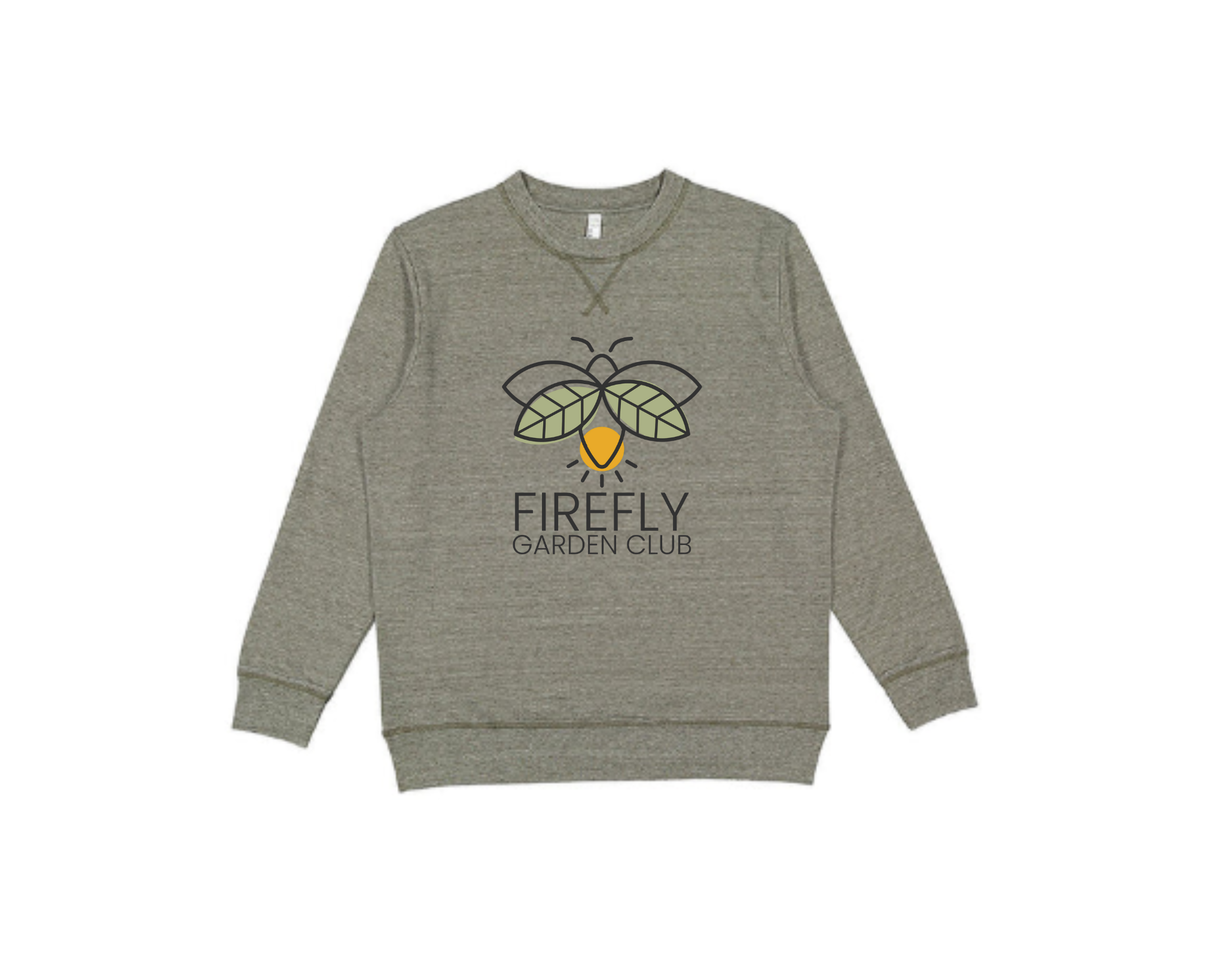 LAT Vintage Washed Firefly Garden Club Logo Crewneck