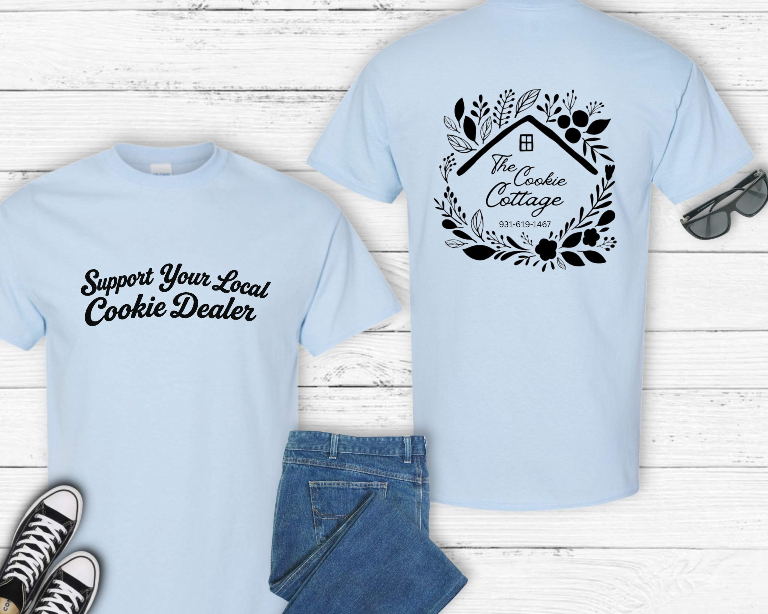 Cookie Cottage Logo Gildan Tee