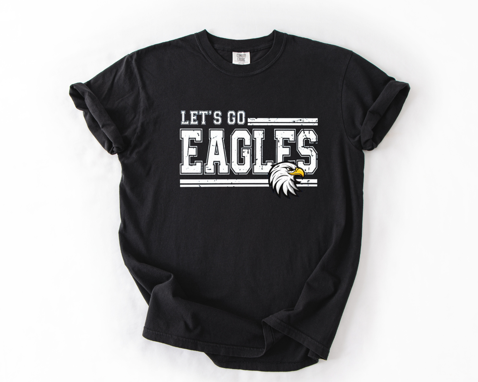 Let’s Go Eagles Comfort Colors T-Shirt | Eagles Spirit Tee