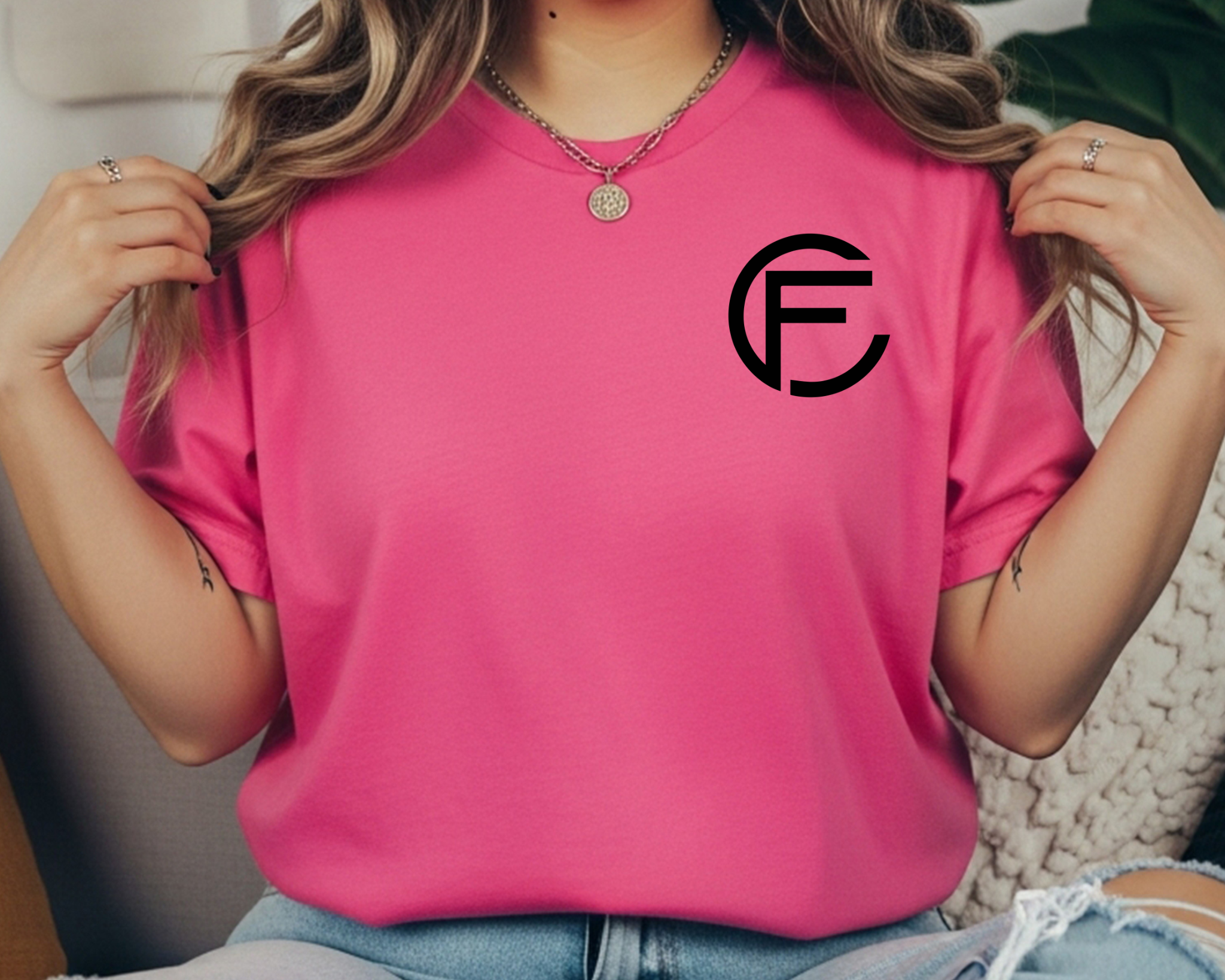 C&F Miniature Cattle Co. Original Logo Comfort Colors Tee