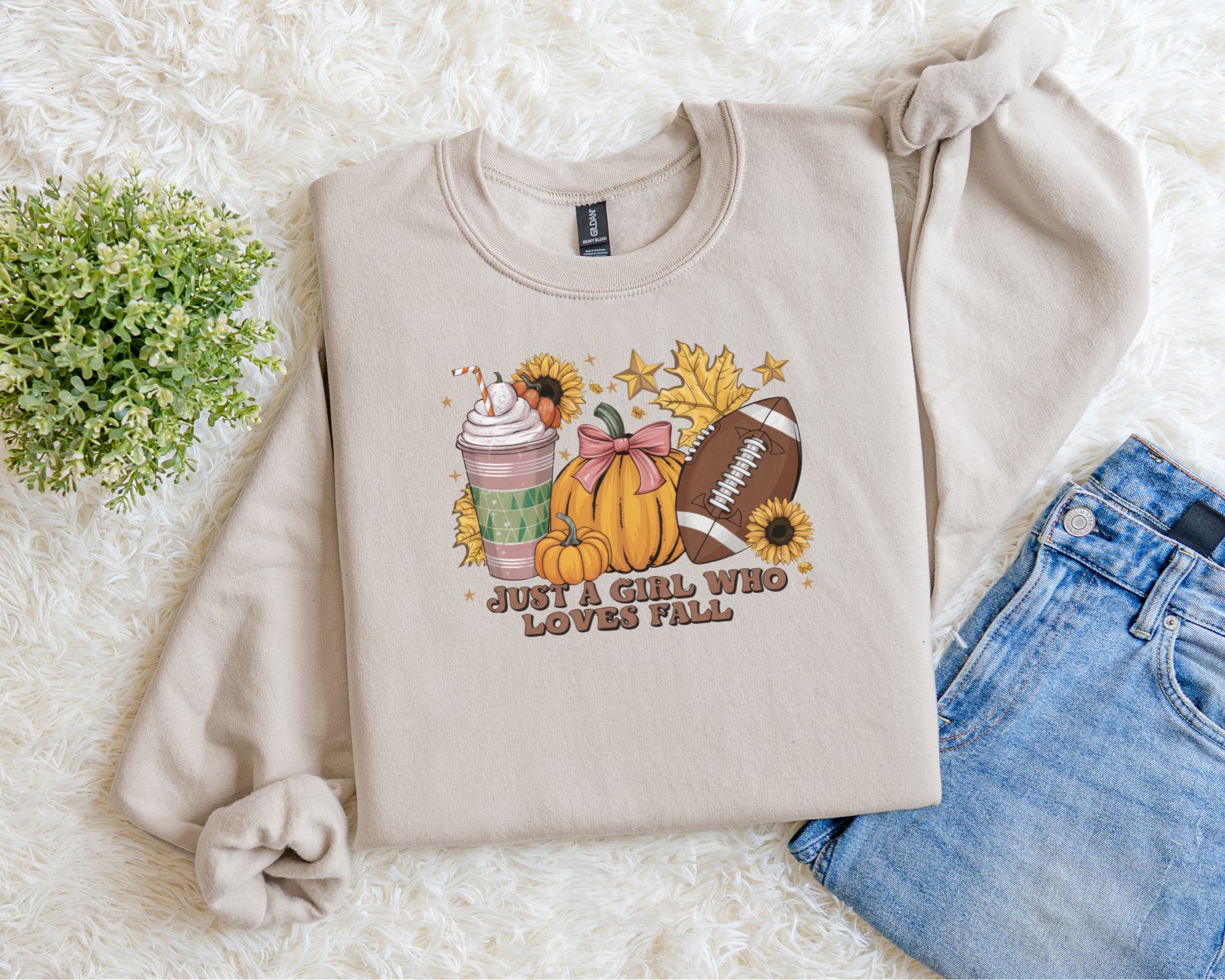 Just a Girl Who Loves Fall Sweatshirt