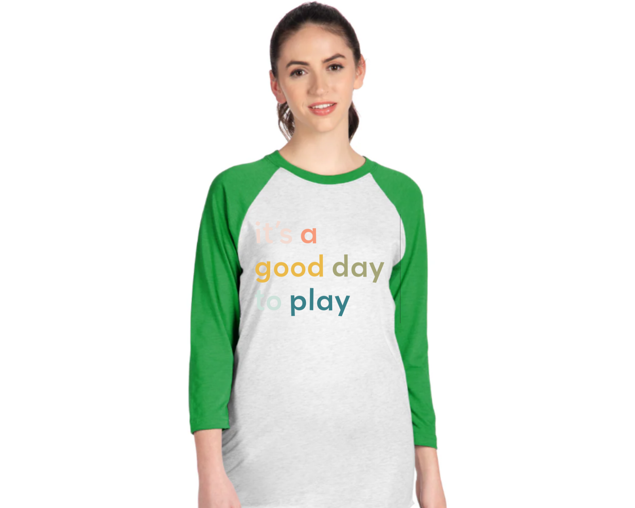 It’s a Good Day to Play – Villages Child Development Center  Next Level 6051 Raglan Tee