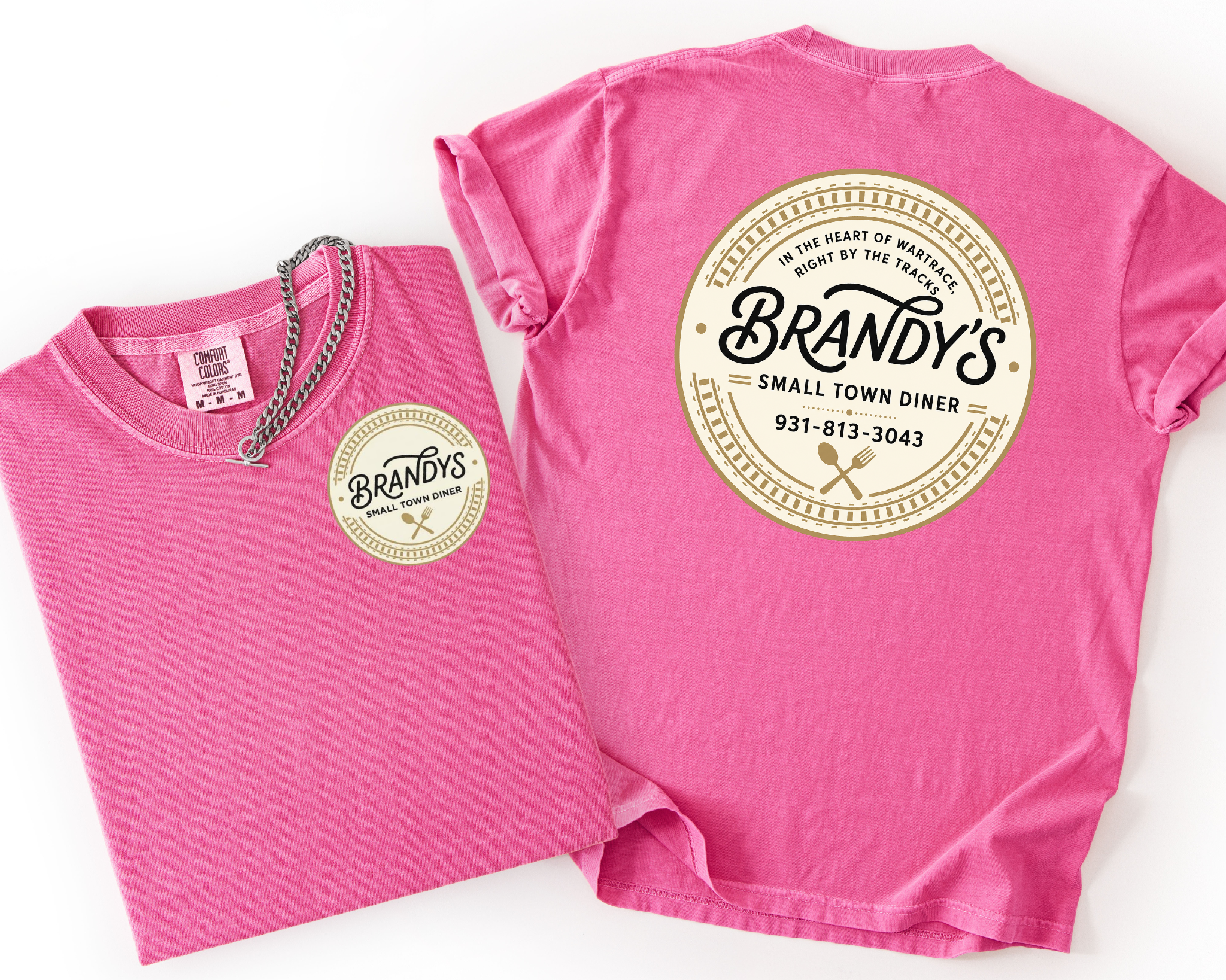 Brandy’s Small Town Diner Comfort Colors Shirt | Official Logo Tee