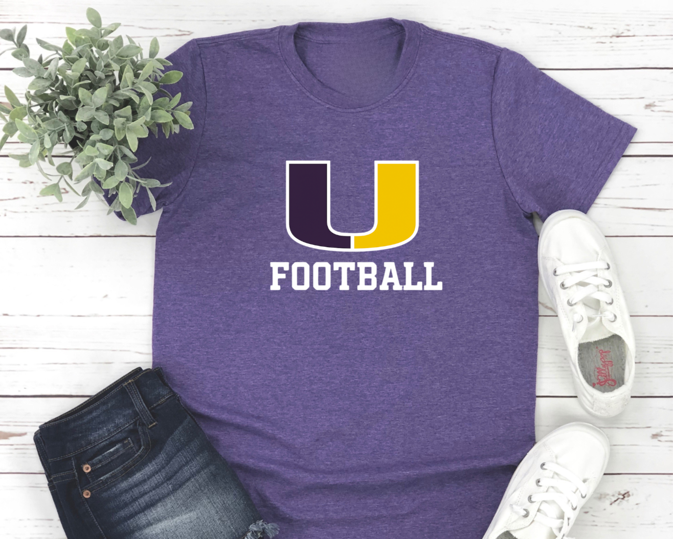 The U Football Tee