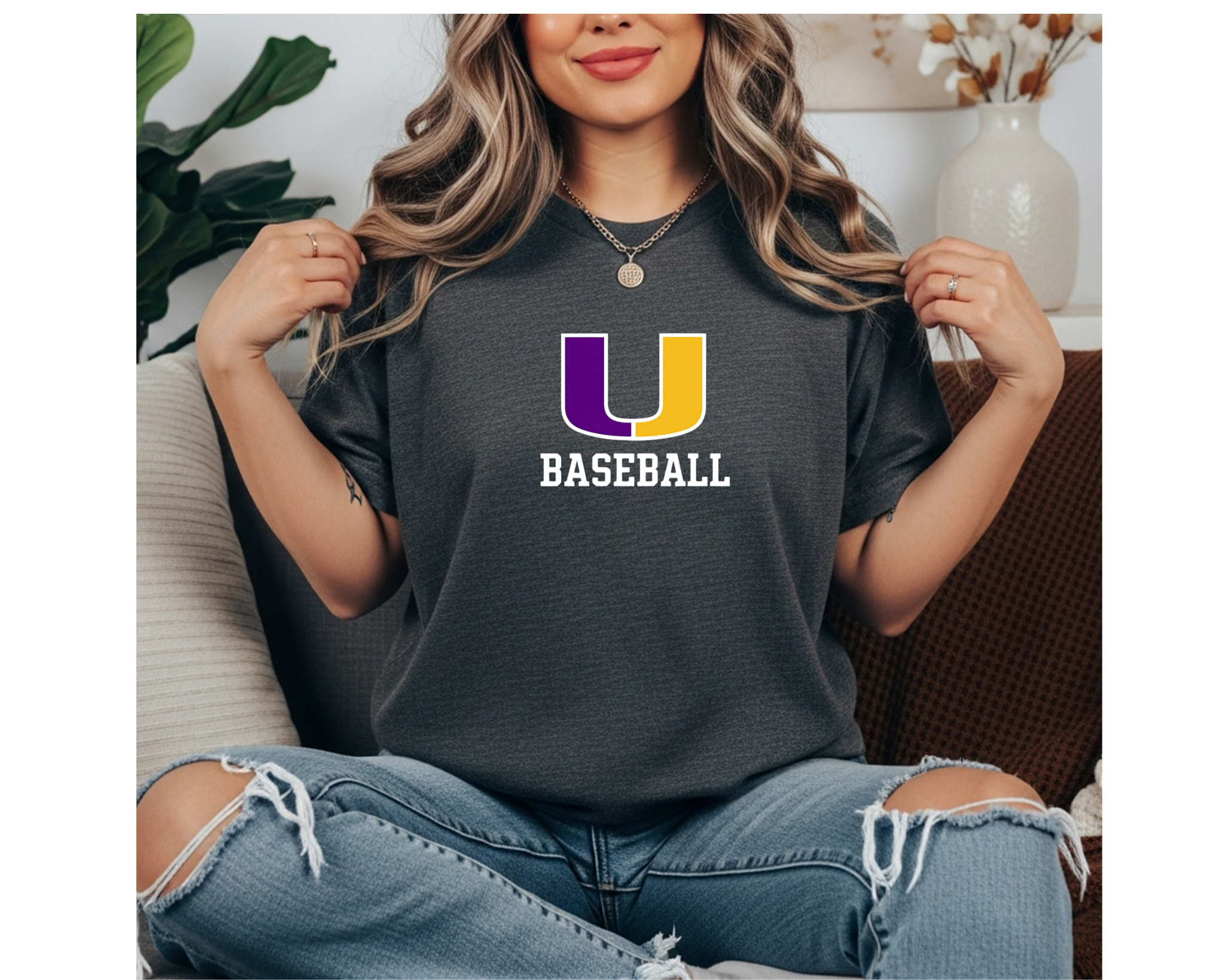 The U Baseball Comfort Colors Tee | Premium Garment-Dyed Team Shirt