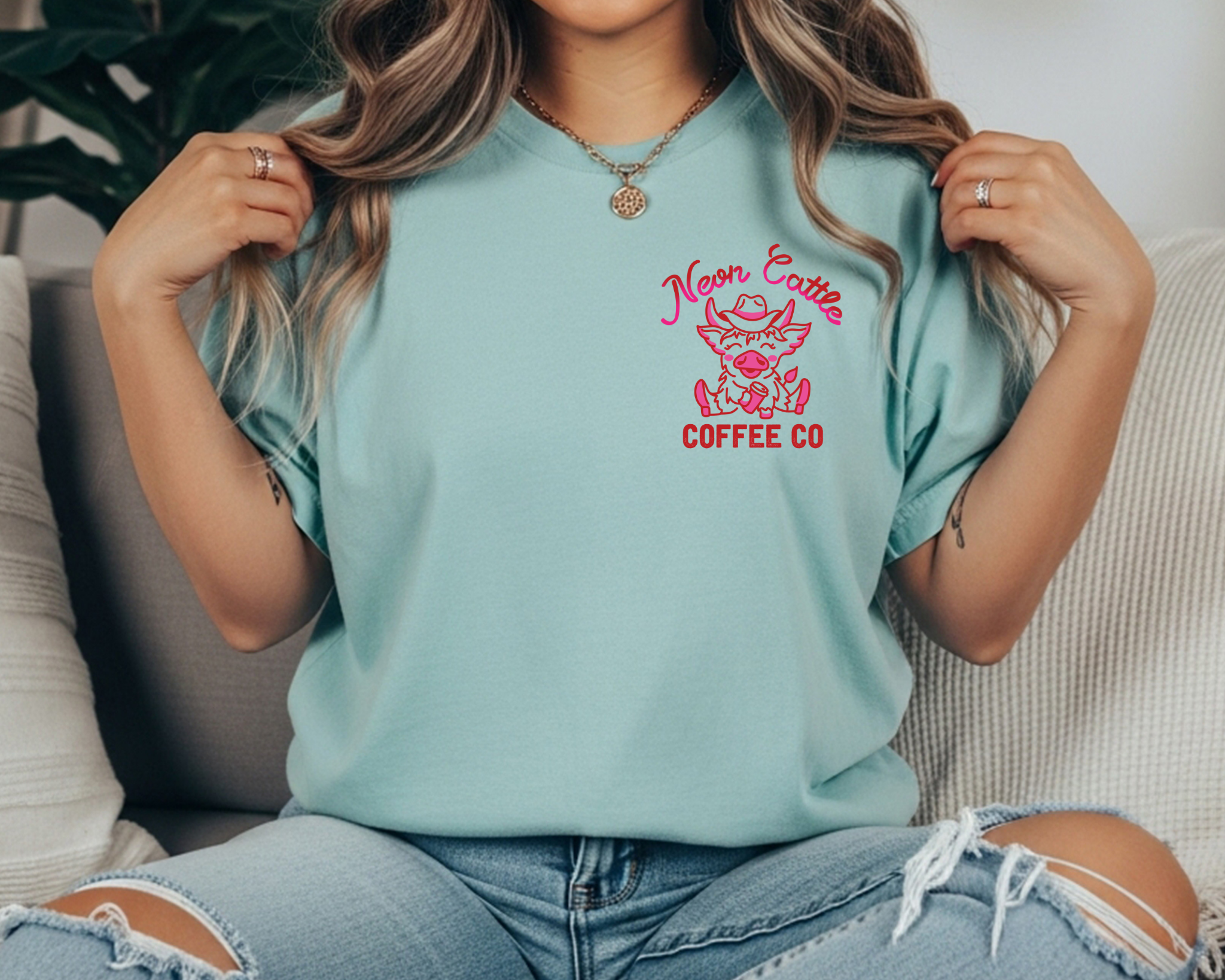 Support Tennessee Farmers Comfort Colors Tee | Pressed in Chaos Exclusive
