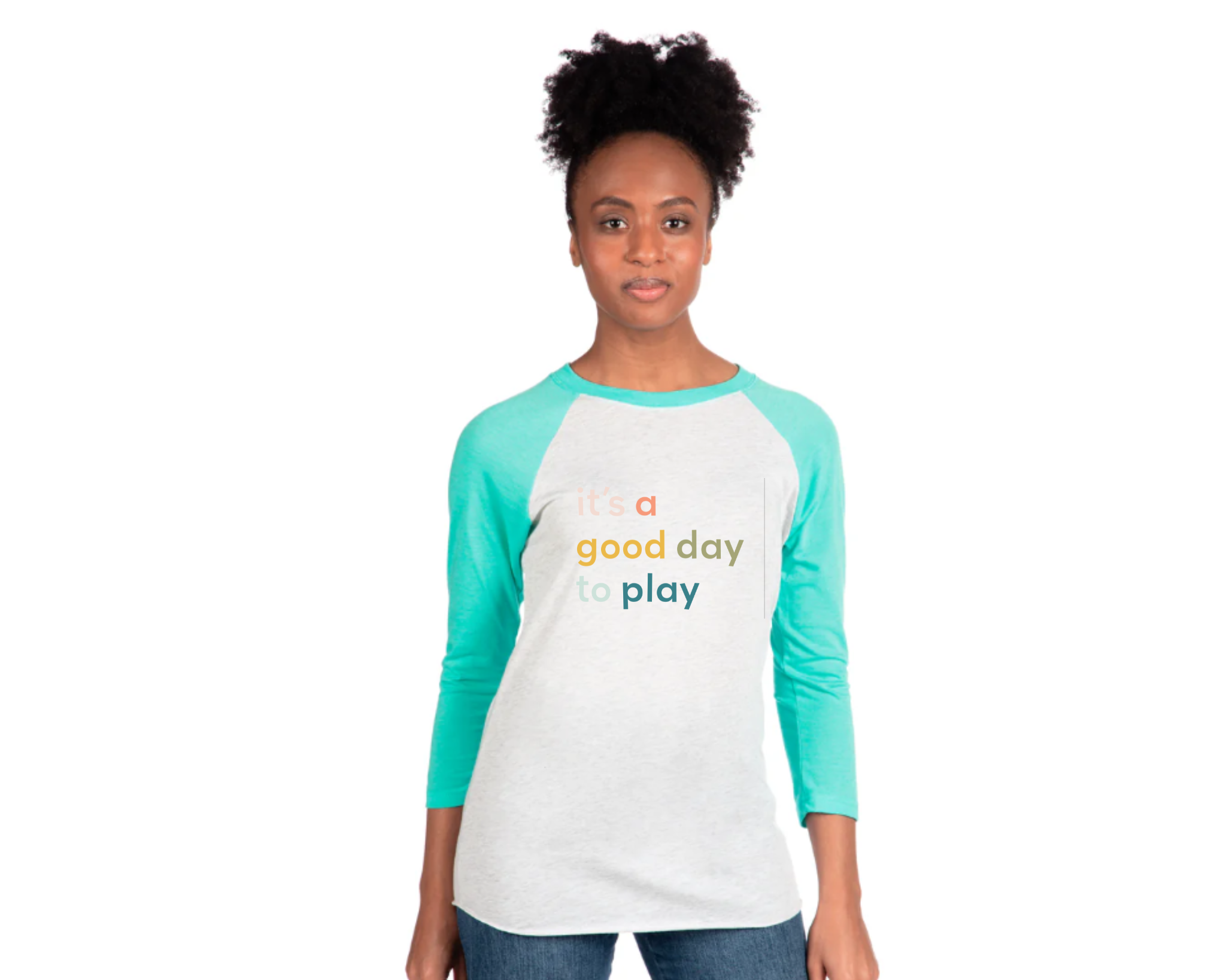 It’s a Good Day to Play – Villages Child Development Center  Next Level 6051 Raglan Tee