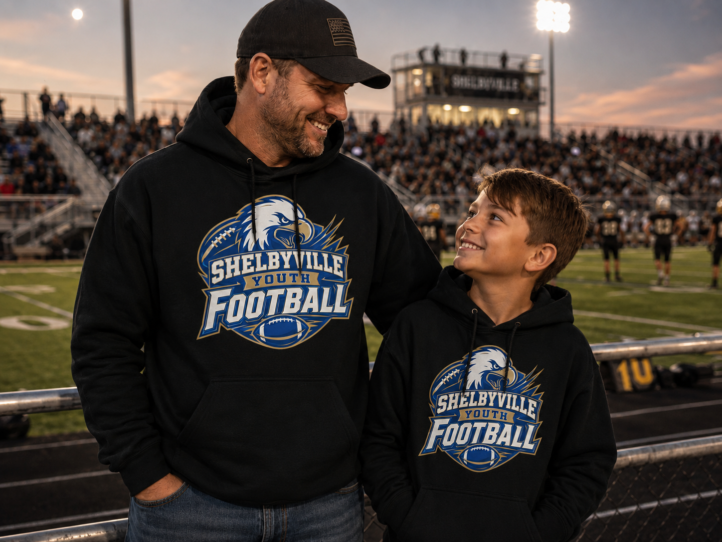 Shelbyville Youth Football Eagle Gildan Hoodie | Adult & Youth Sizes