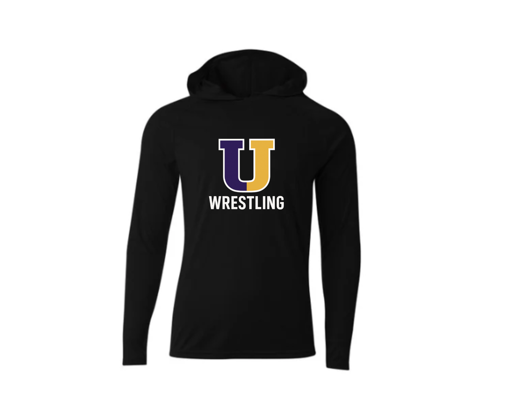 U Wrestling Dri-Fit Performance Hoodie | Purple & Gold