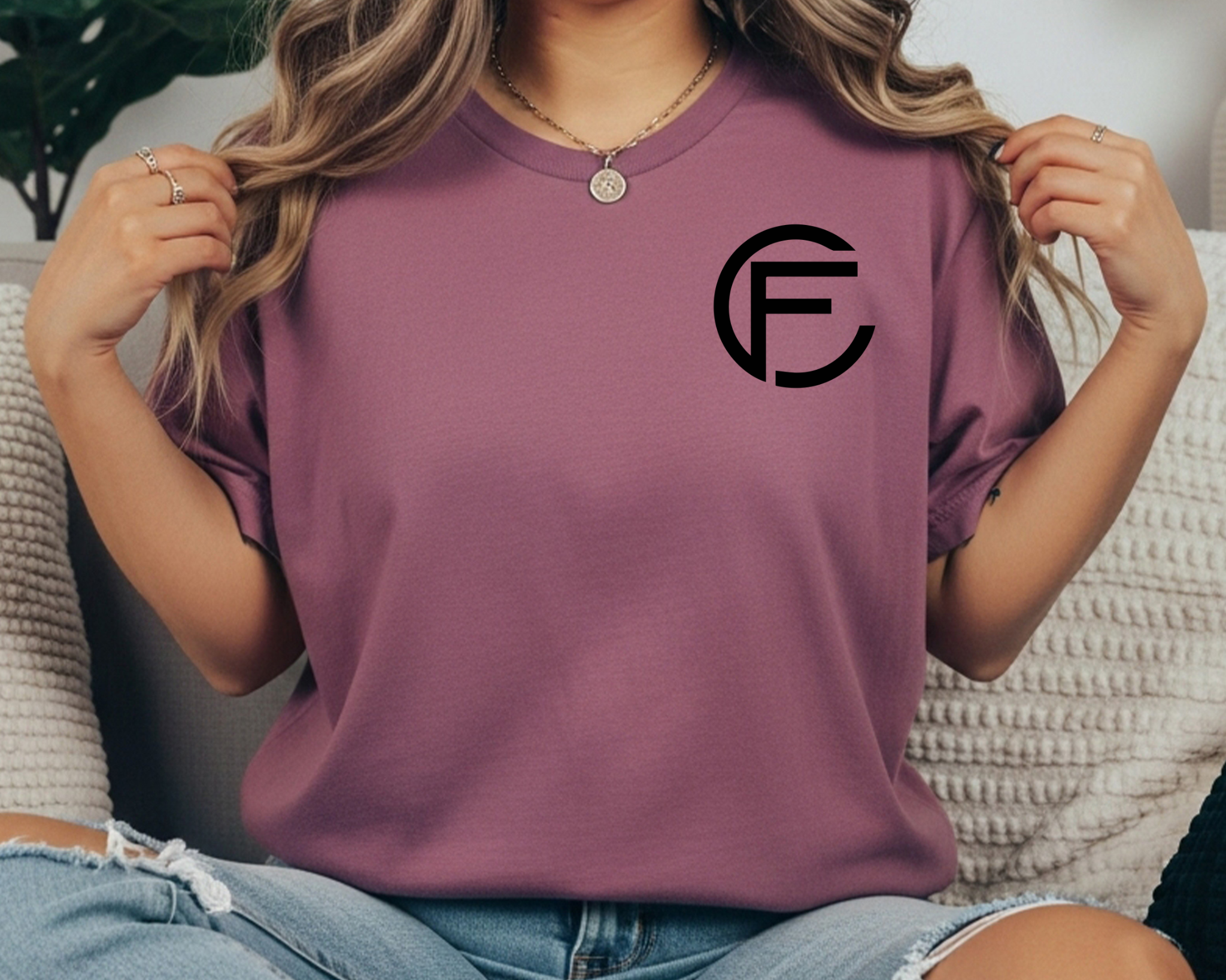 C&F Miniature Cattle Co. Original Logo Comfort Colors Tee