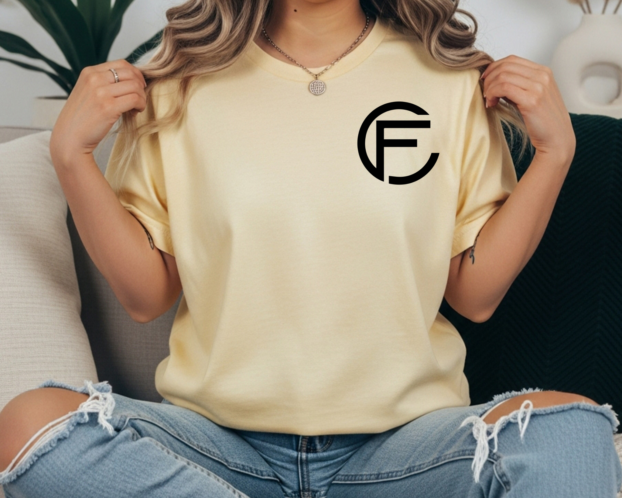 C&F Miniature Cattle Co. Original Logo Comfort Colors Tee