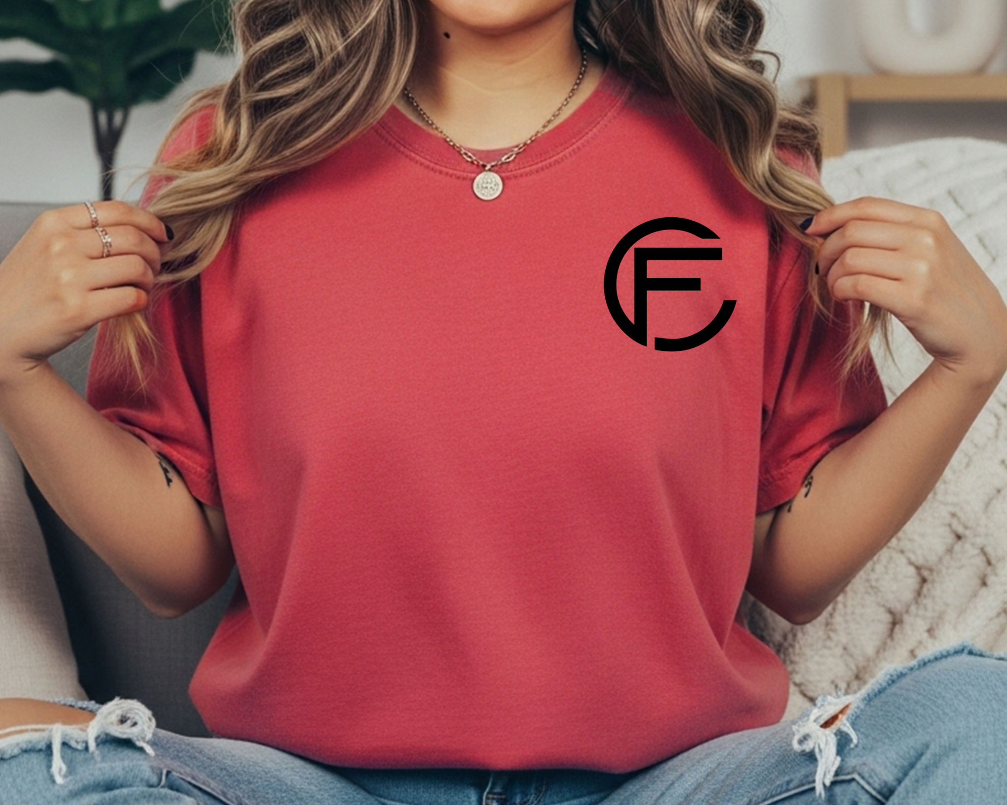 C&F Miniature Cattle Co. Original Logo Comfort Colors Tee