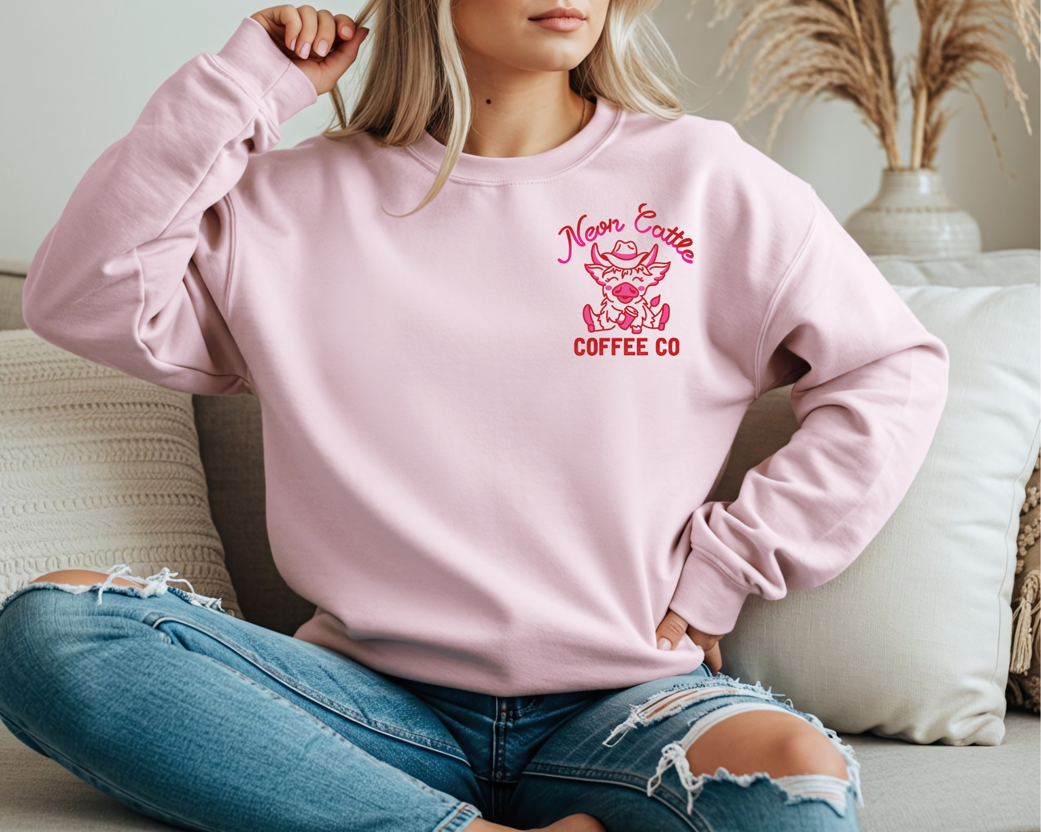 Support Tennessee Farmers Sweatshirt – Neon Cattle Coffee Co | Pressed in Chaos Exclusive