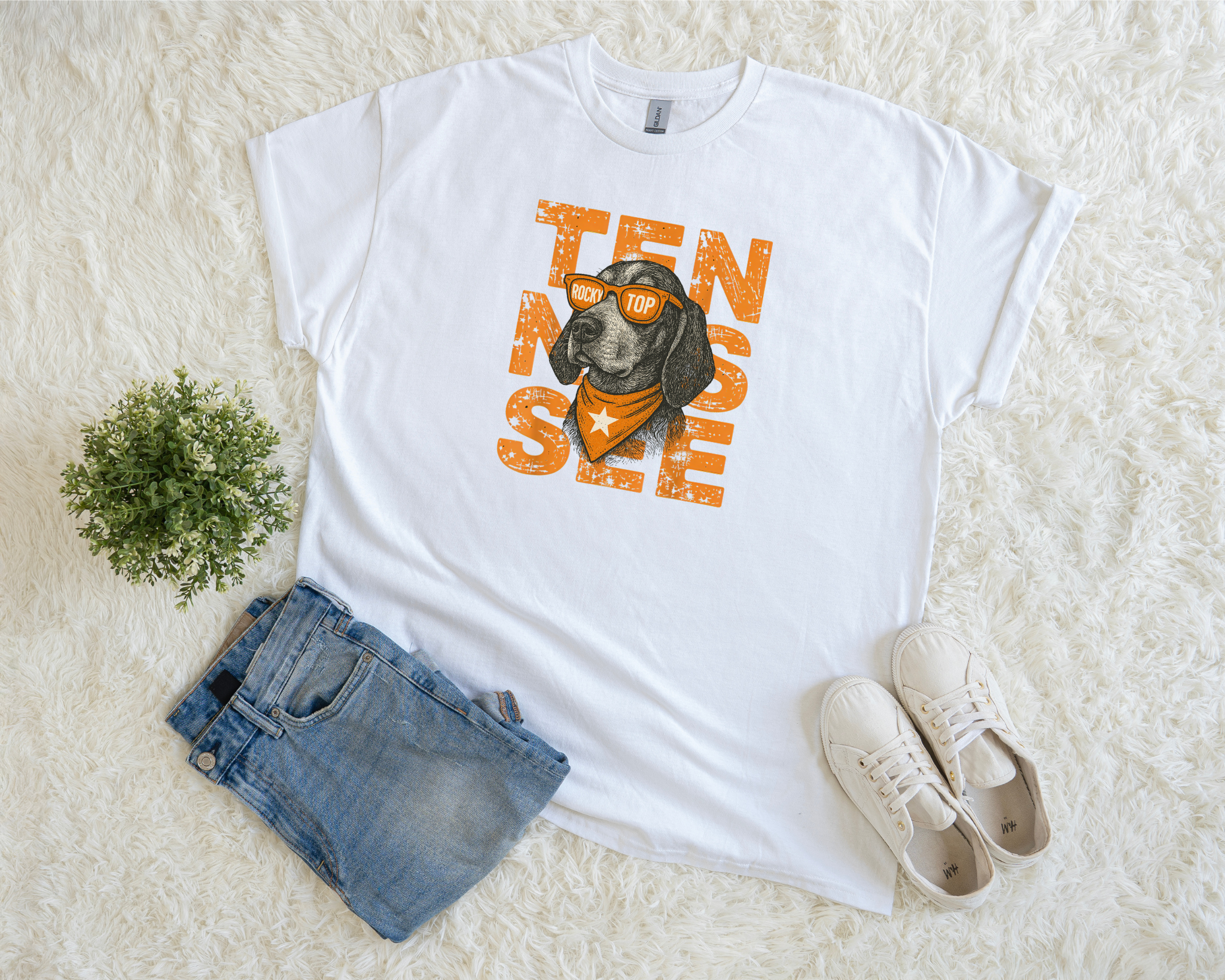 Rocky Top Smokey Tennessee T-Shirt – Vintage Vols Game Day Tee
