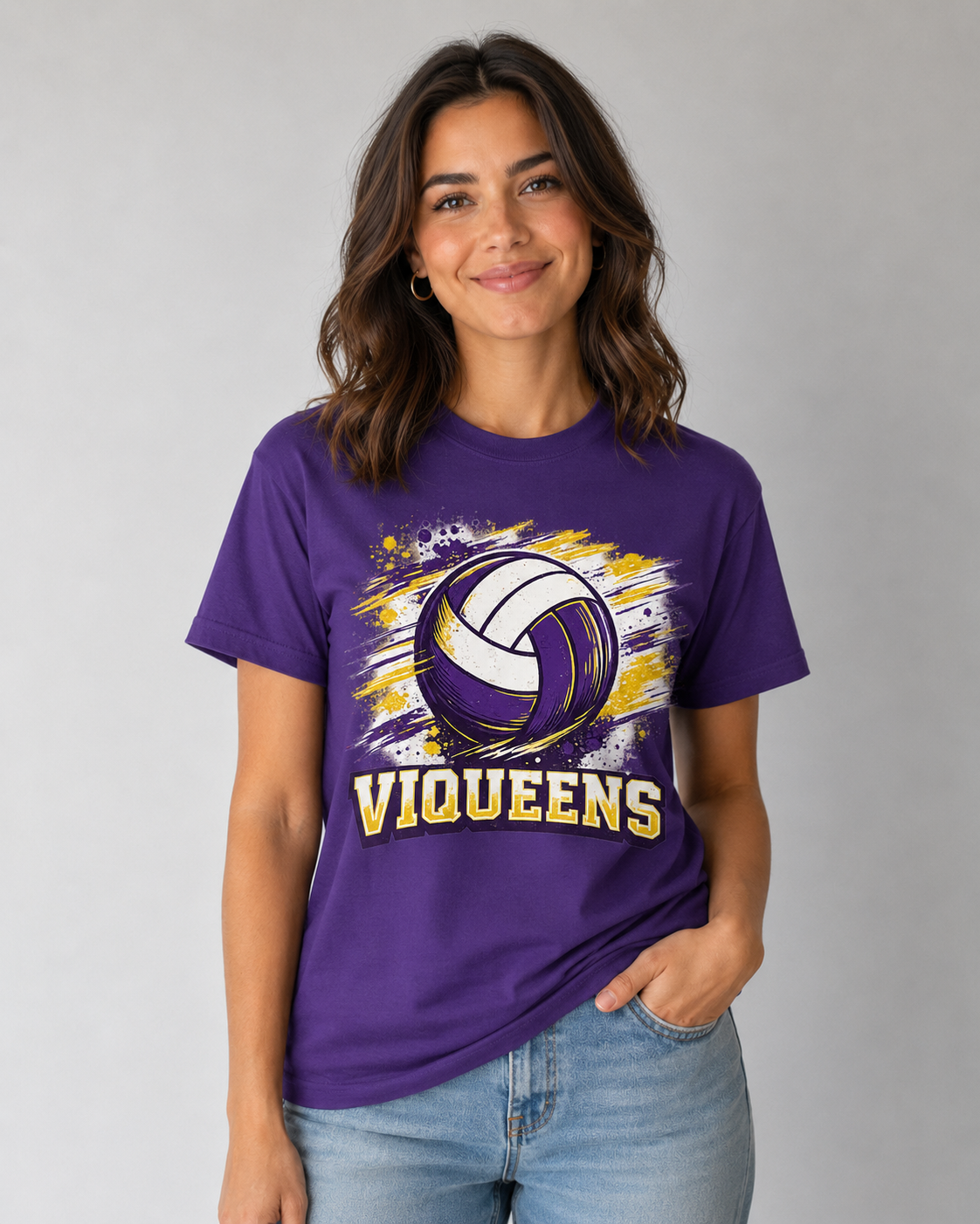 Viqueens Volleyball Tee - Gildan Tee