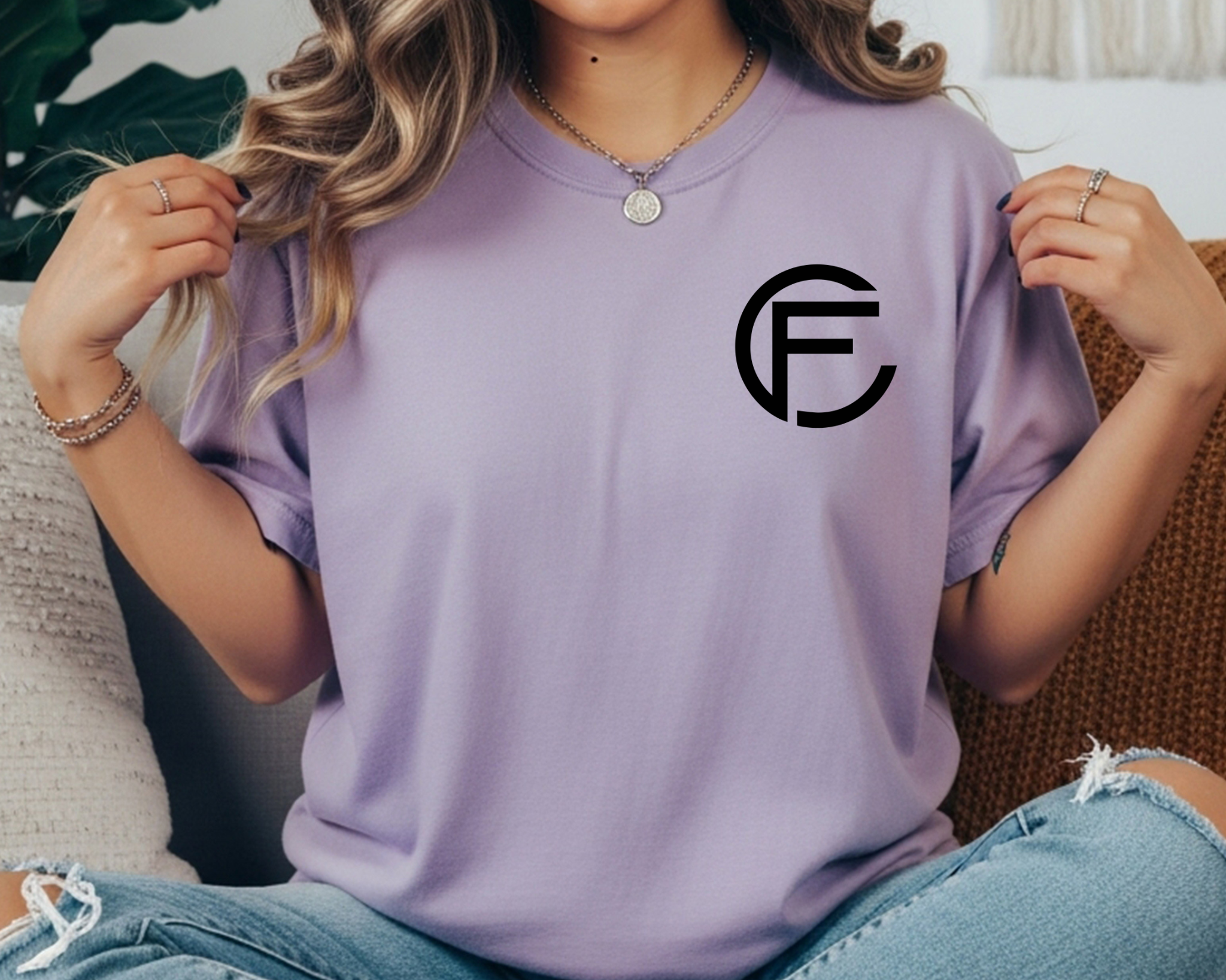 C&F Miniature Cattle Co. Original Logo Comfort Colors Tee