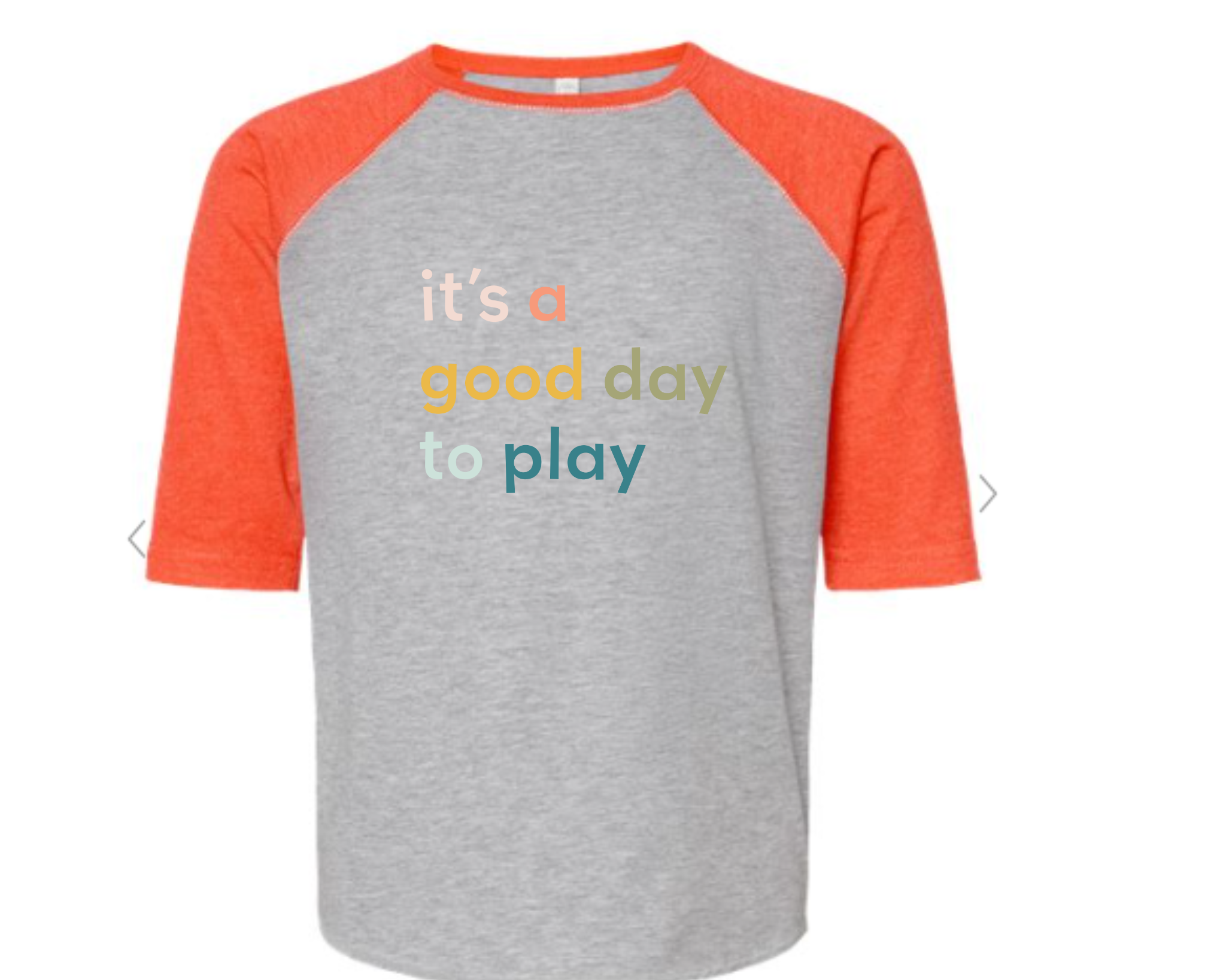 It’s a Good Day to Play – Villages Child Development Center Raglan Tee