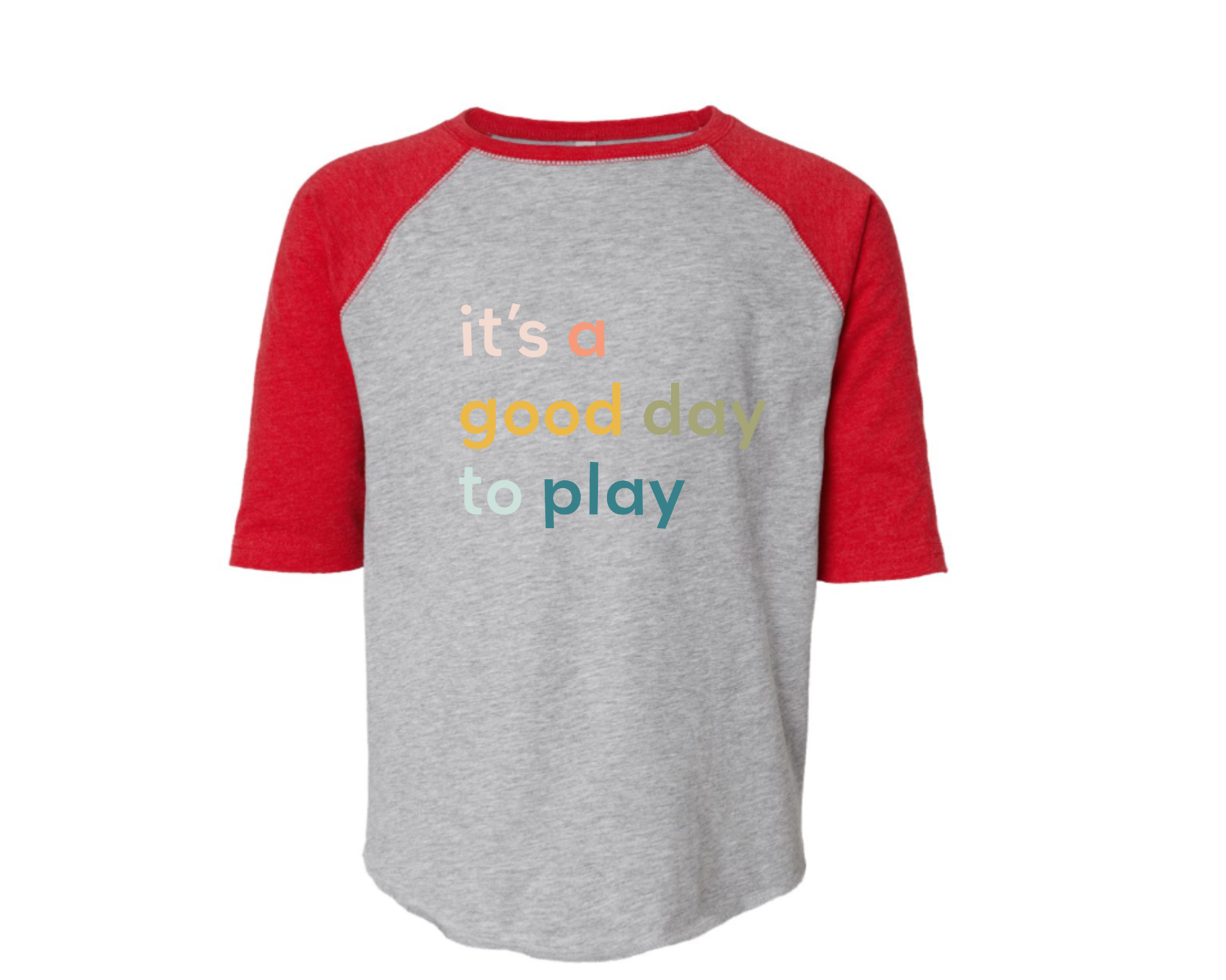 It’s a Good Day to Play – Villages Child Development Center Raglan Tee