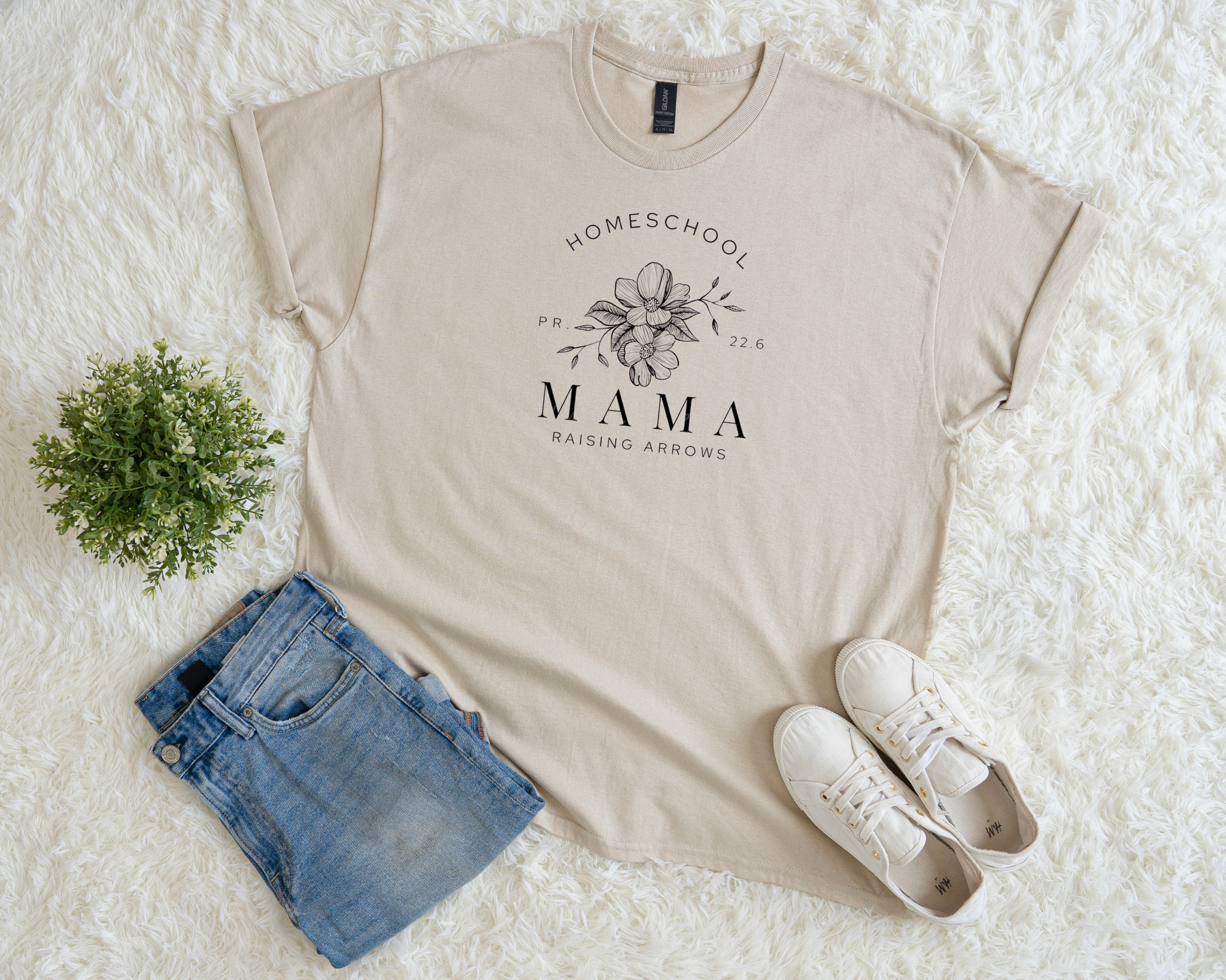 Homeschool Mama Raising Arrows Tee