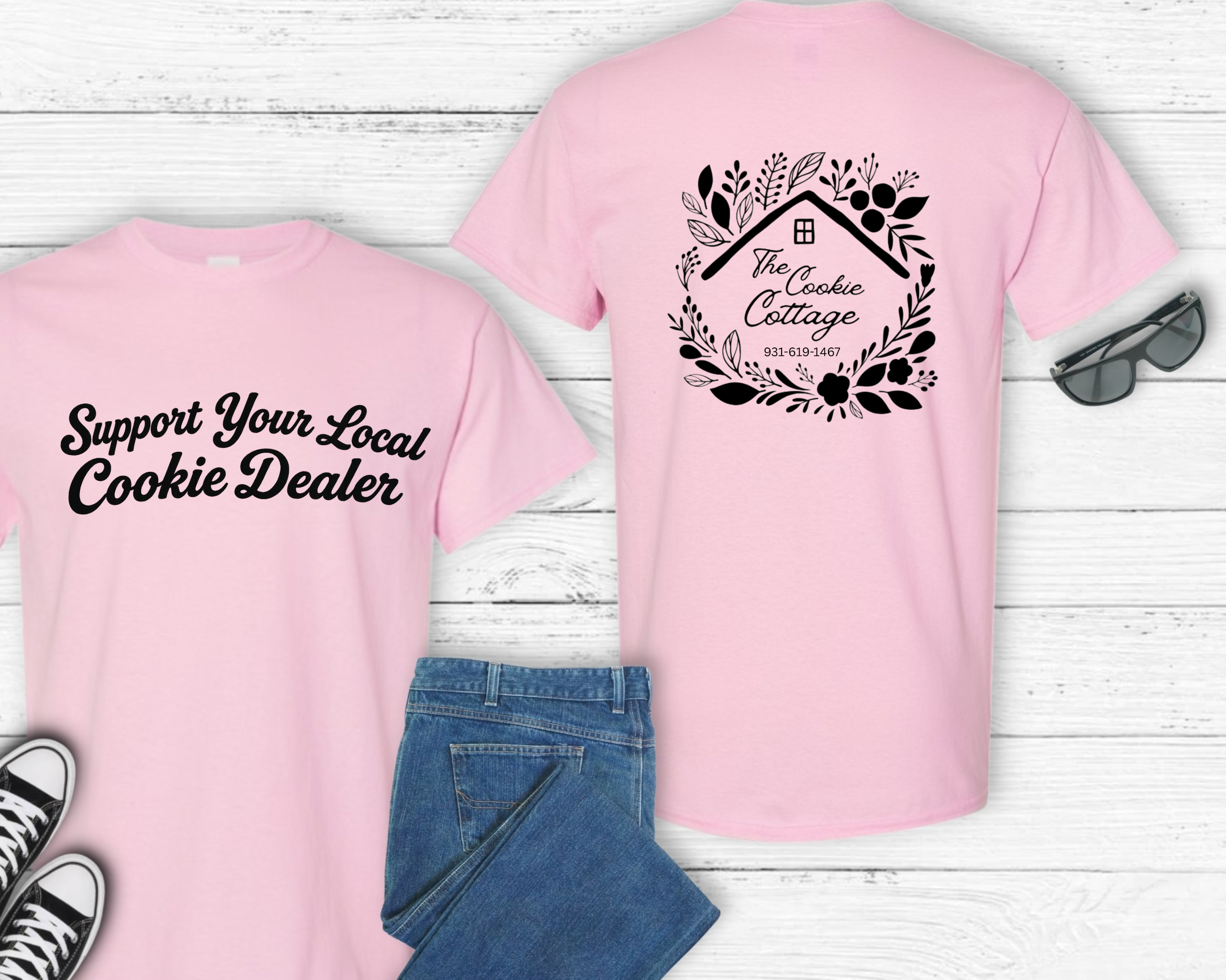 Cookie Cottage Logo Gildan Tee