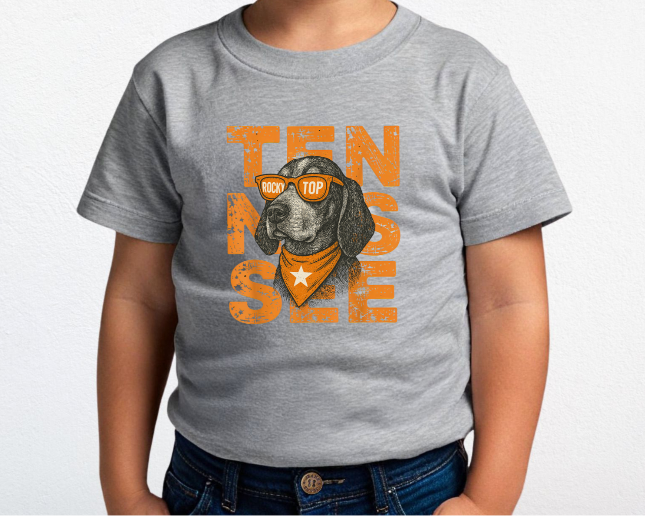 Rocky Top Smokey Tennessee Youth T-Shirt – Vintage Vols Kids Tee