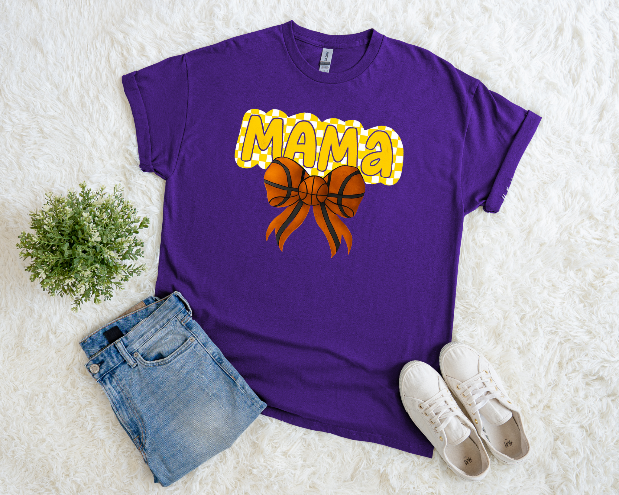 Vikings Basketball Mama Tee
