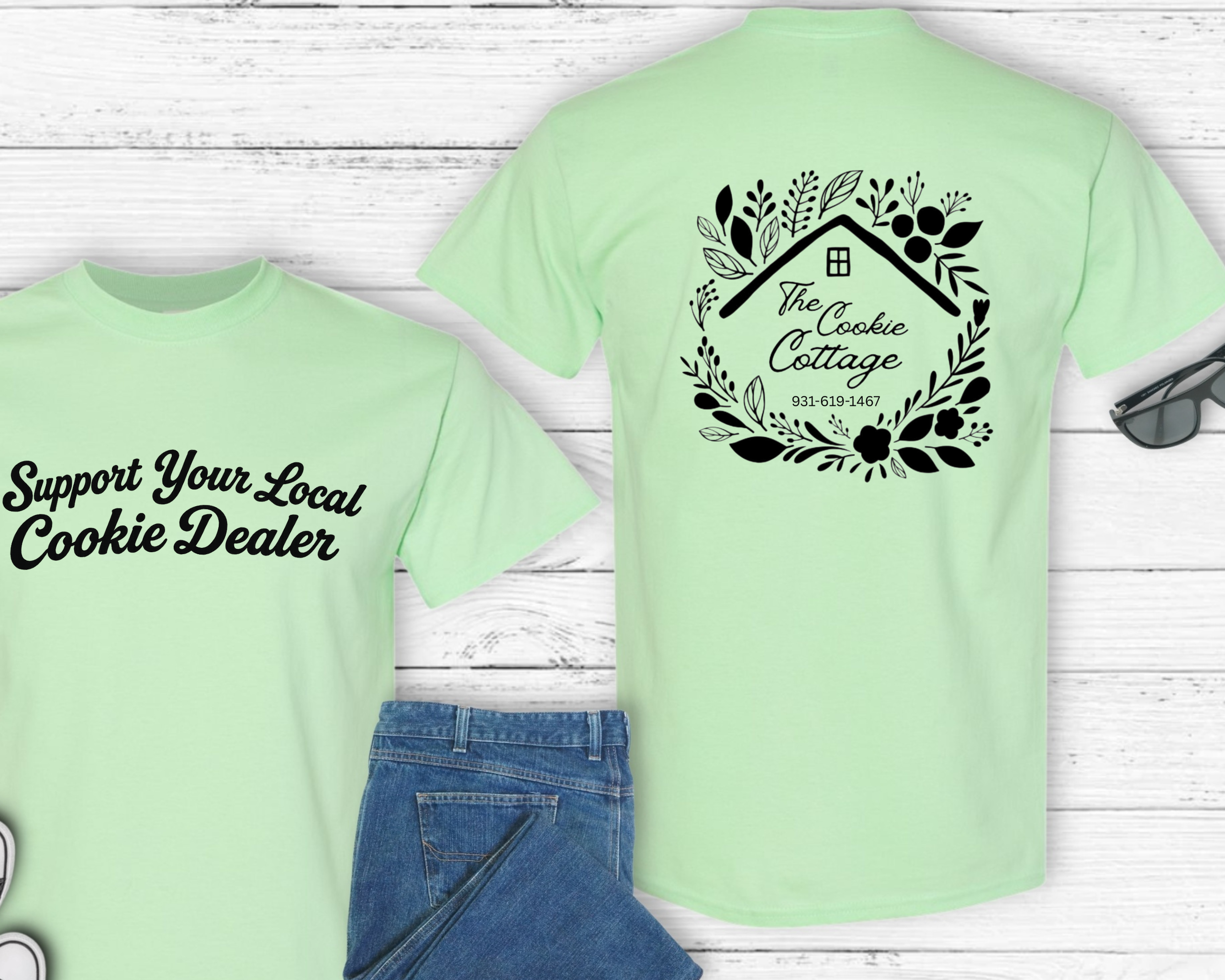 Cookie Cottage Logo Gildan Tee