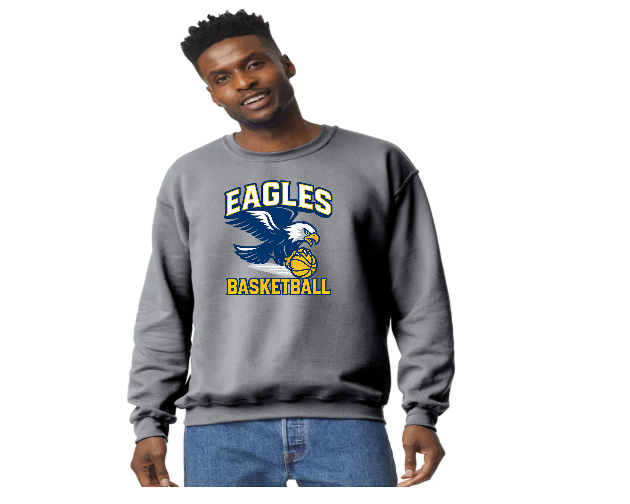 Eagles Basketball Crewneck Sweatshirt