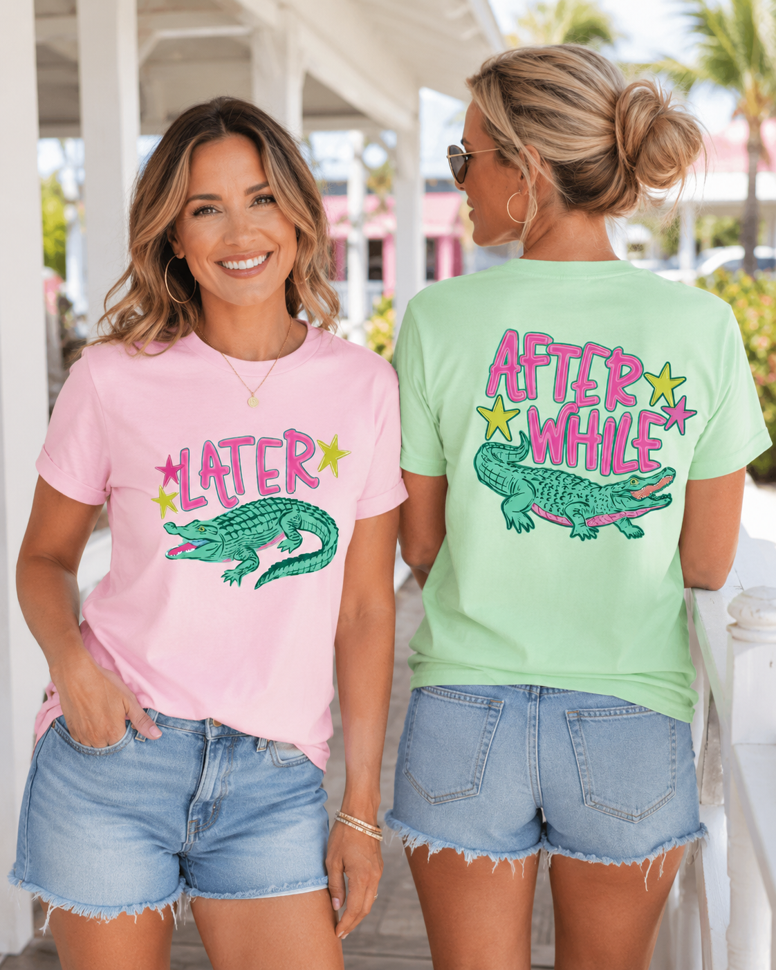 Later Gator After While Crocodile raphic Tee | Gildan Southern Summer T-Shirt