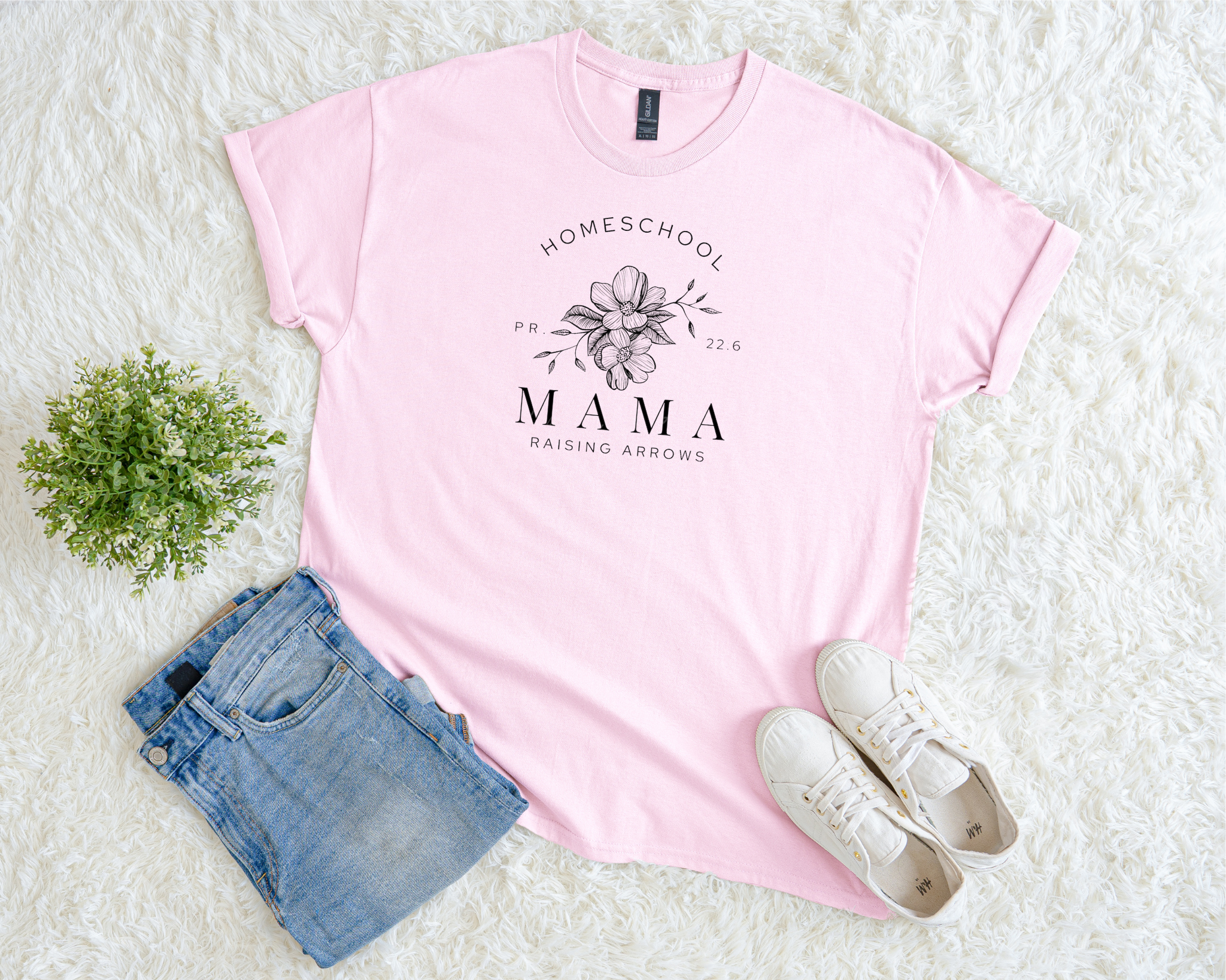 Homeschool Mama Raising Arrows Tee