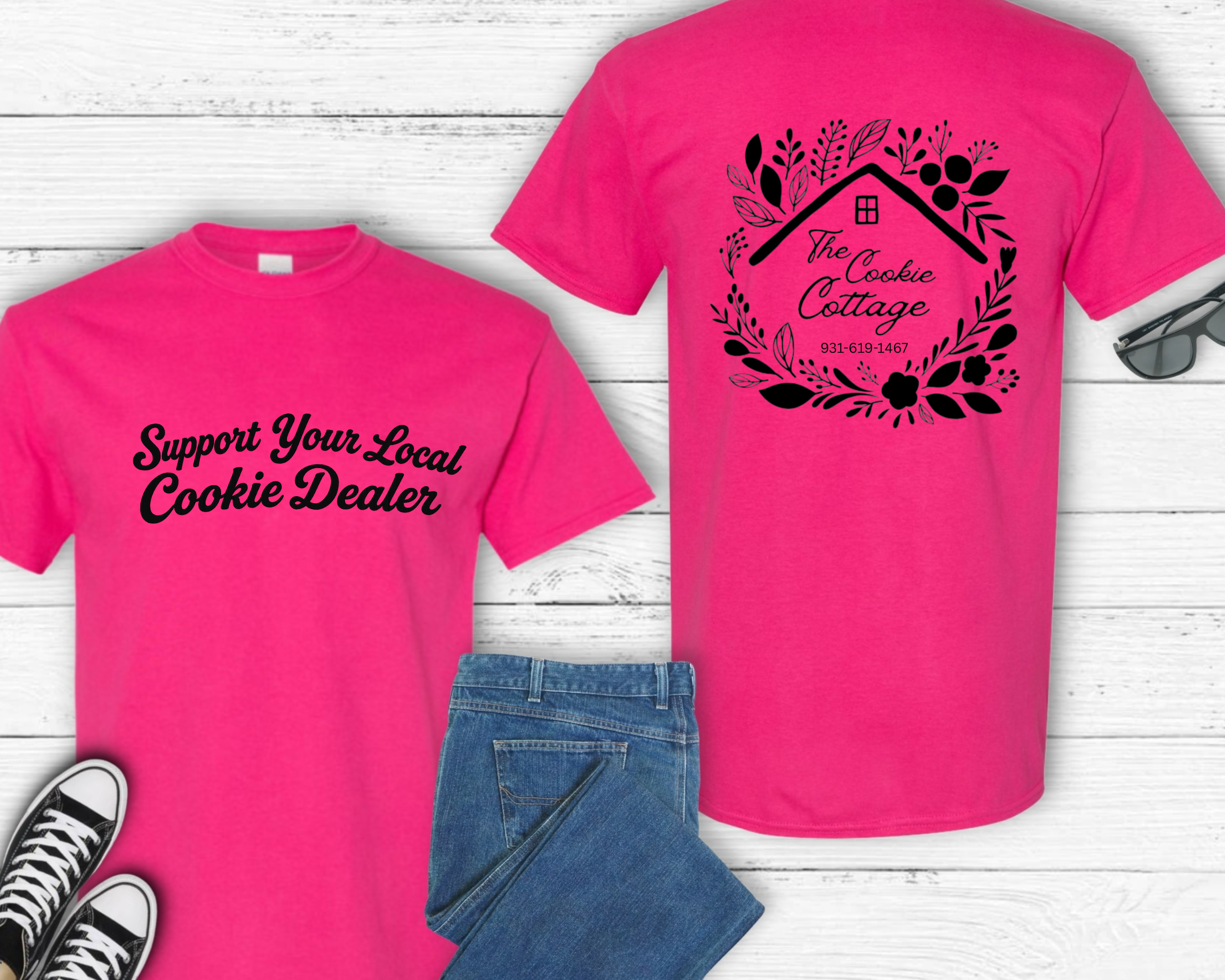 Cookie Cottage Logo Gildan Tee