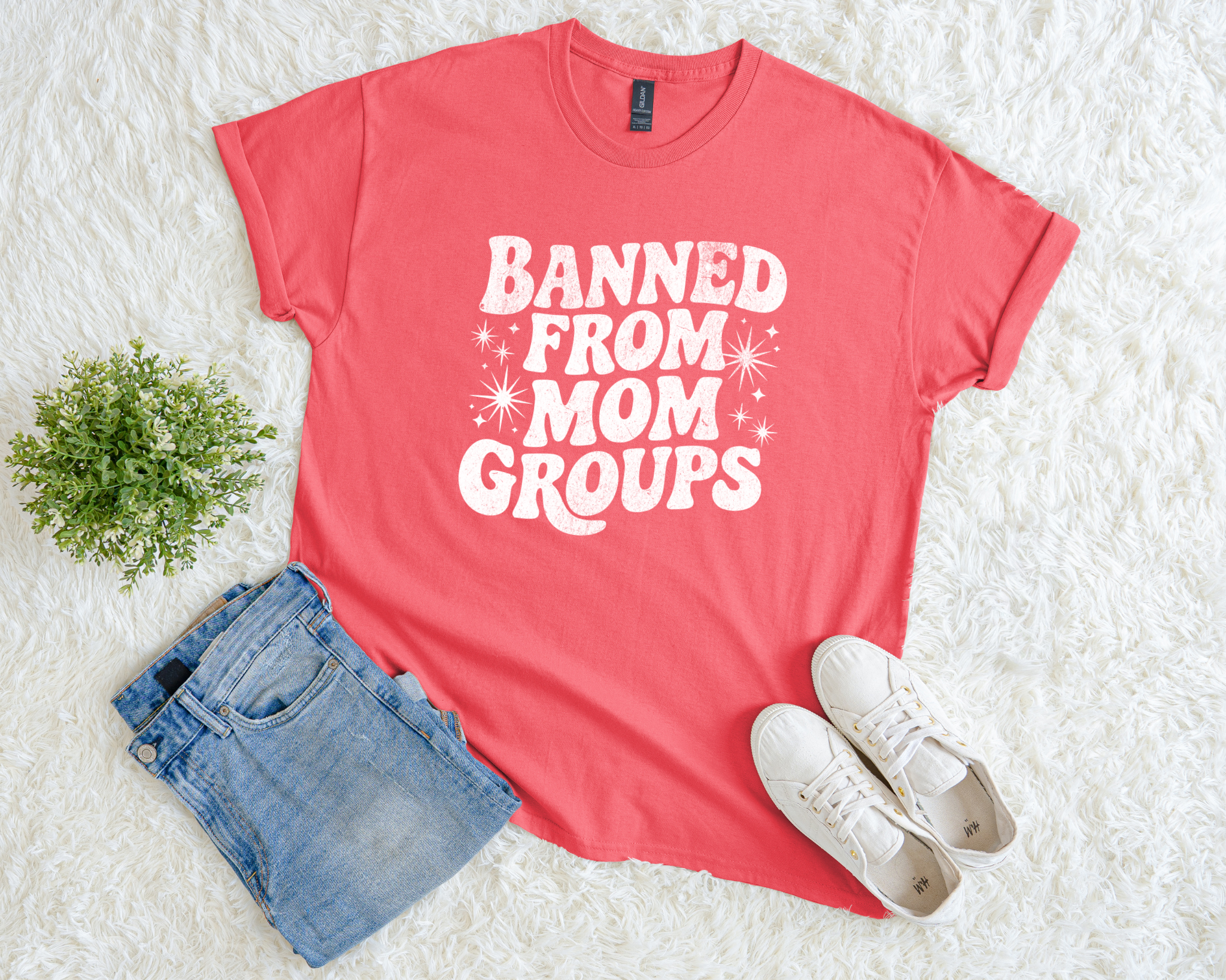Banned From Mom Groups Tee