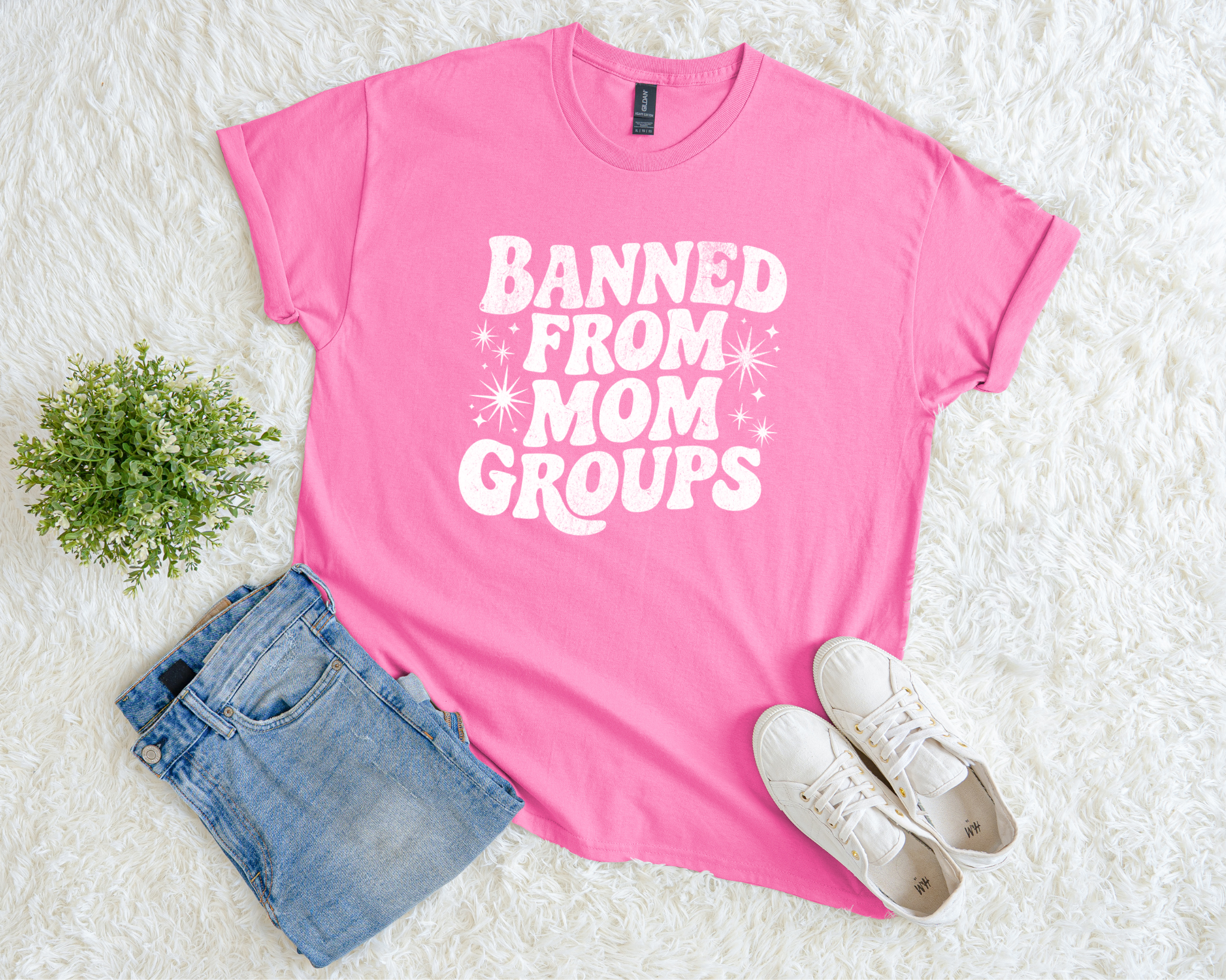 Banned From Mom Groups Tee