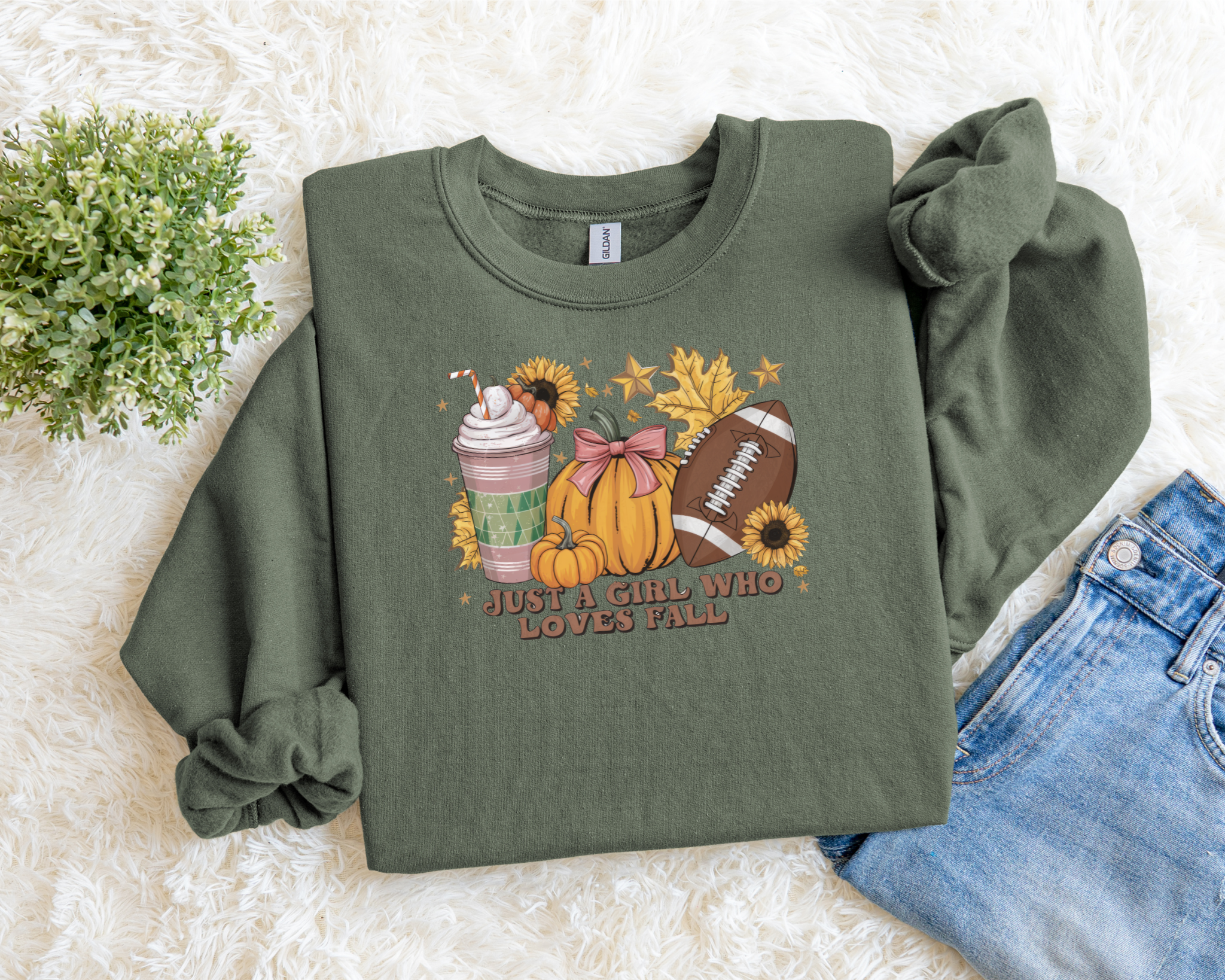 Just a Girl Who Loves Fall Sweatshirt