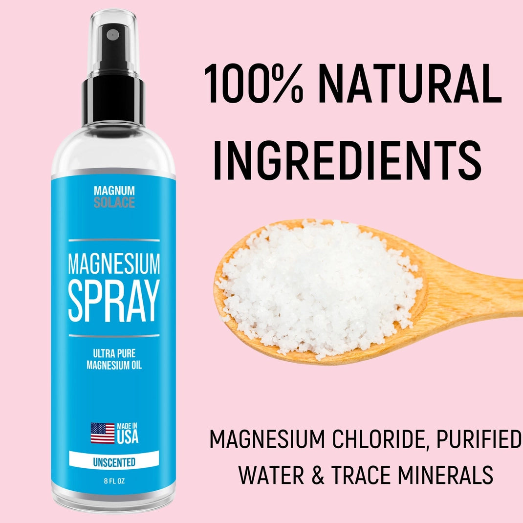 Magnesium Oil Spray For Restless Legs, Sleep, Muscle Relief