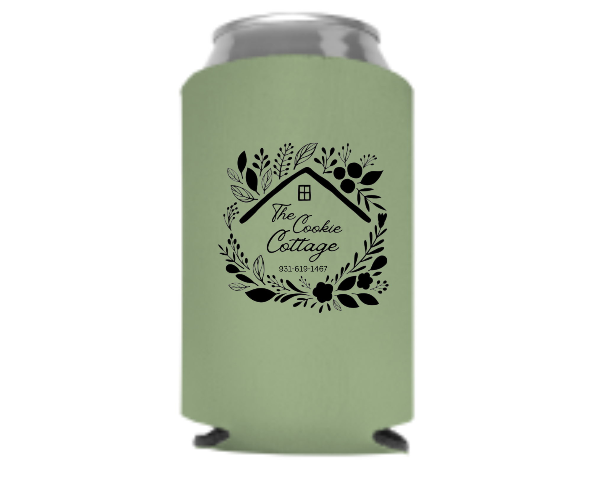Cookie Cottage Logo Koozie