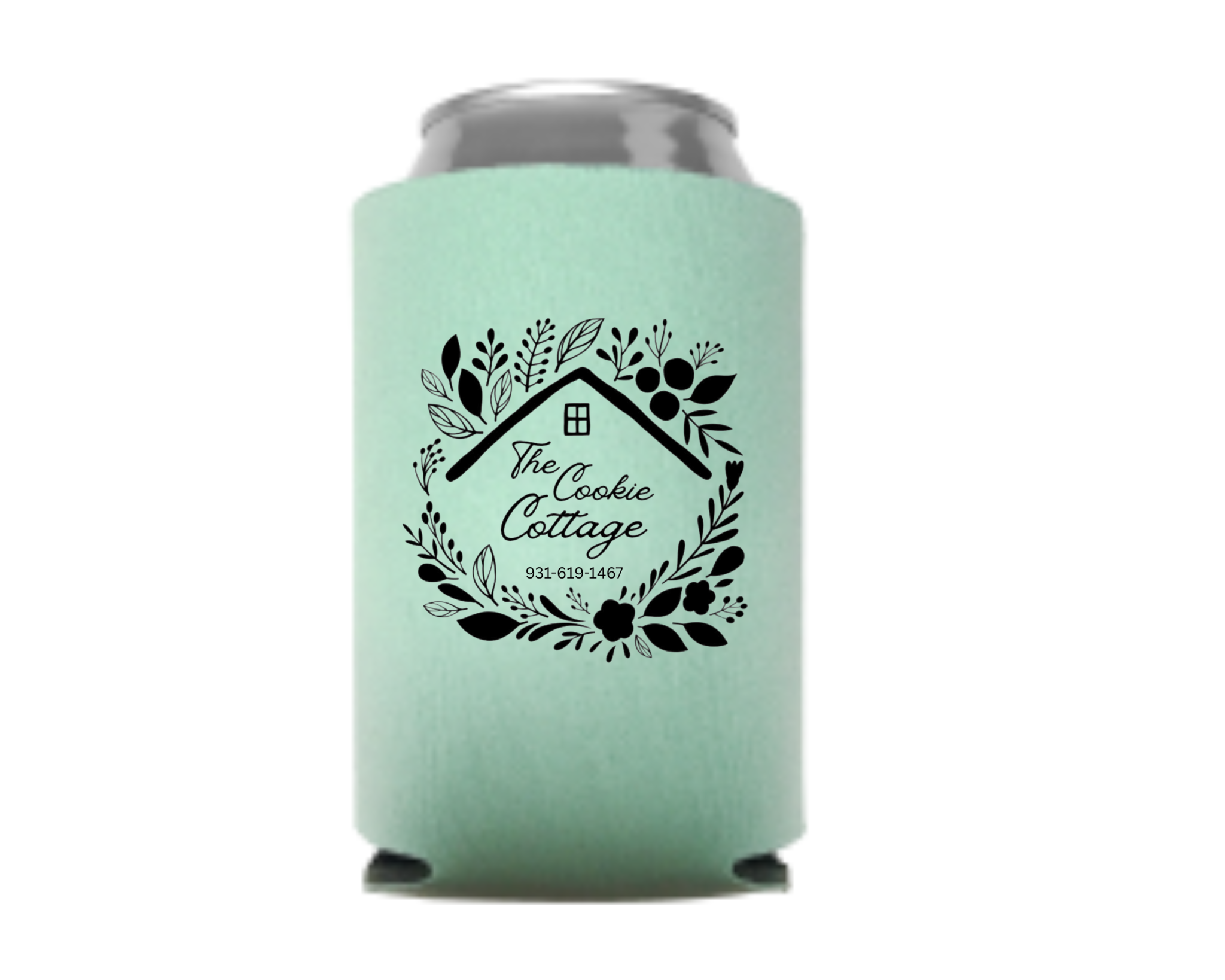 Cookie Cottage Logo Koozie