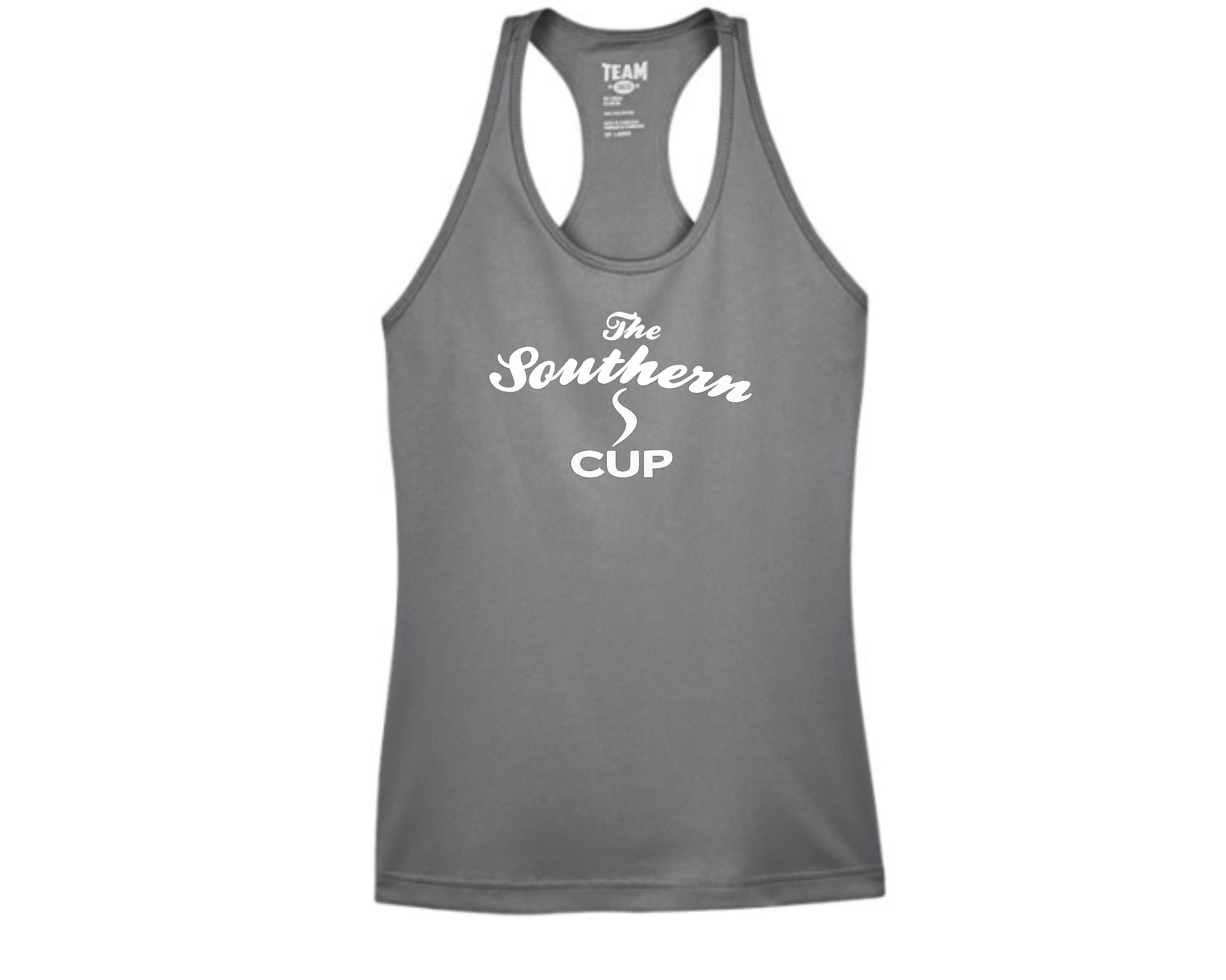 The Southern Cup Women’s Performance Tank | Simple Logo Moisture-Wicking Racerback Tank
