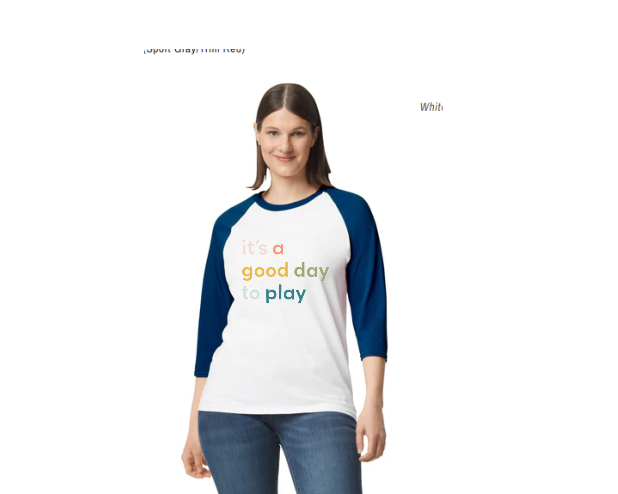 It’s a Good Day to Play – Villages Child Development Center Gildan 5700 Raglan Tee