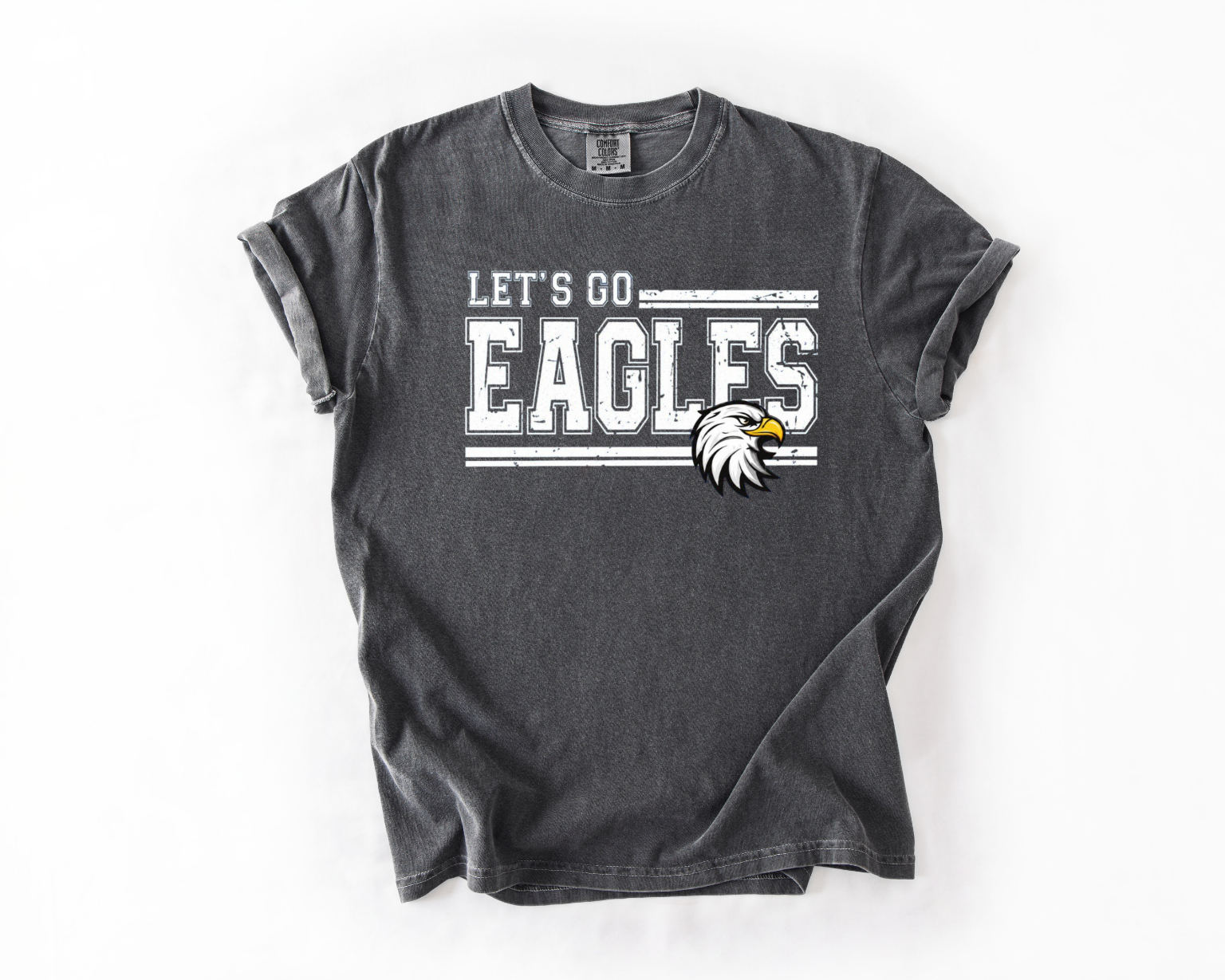 Let’s Go Eagles Comfort Colors T-Shirt | Eagles Spirit Tee