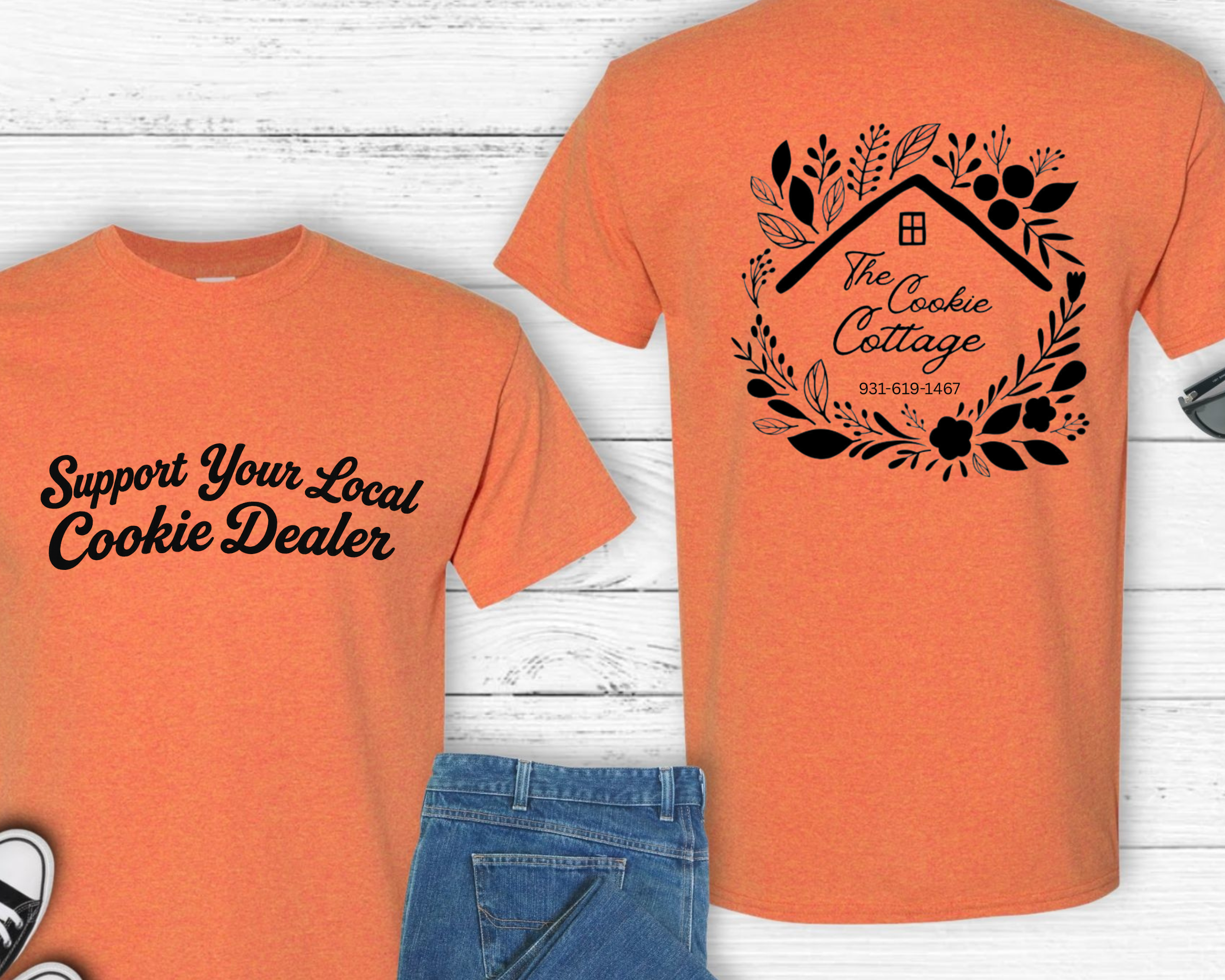 Cookie Cottage Logo Gildan Tee