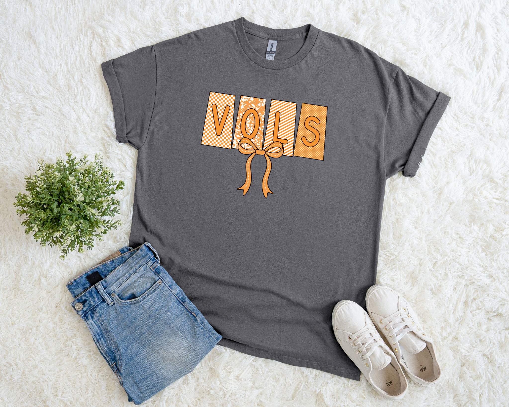 Vols Bow Graphic T-Shirt – Cute Tennessee Game Day Tee