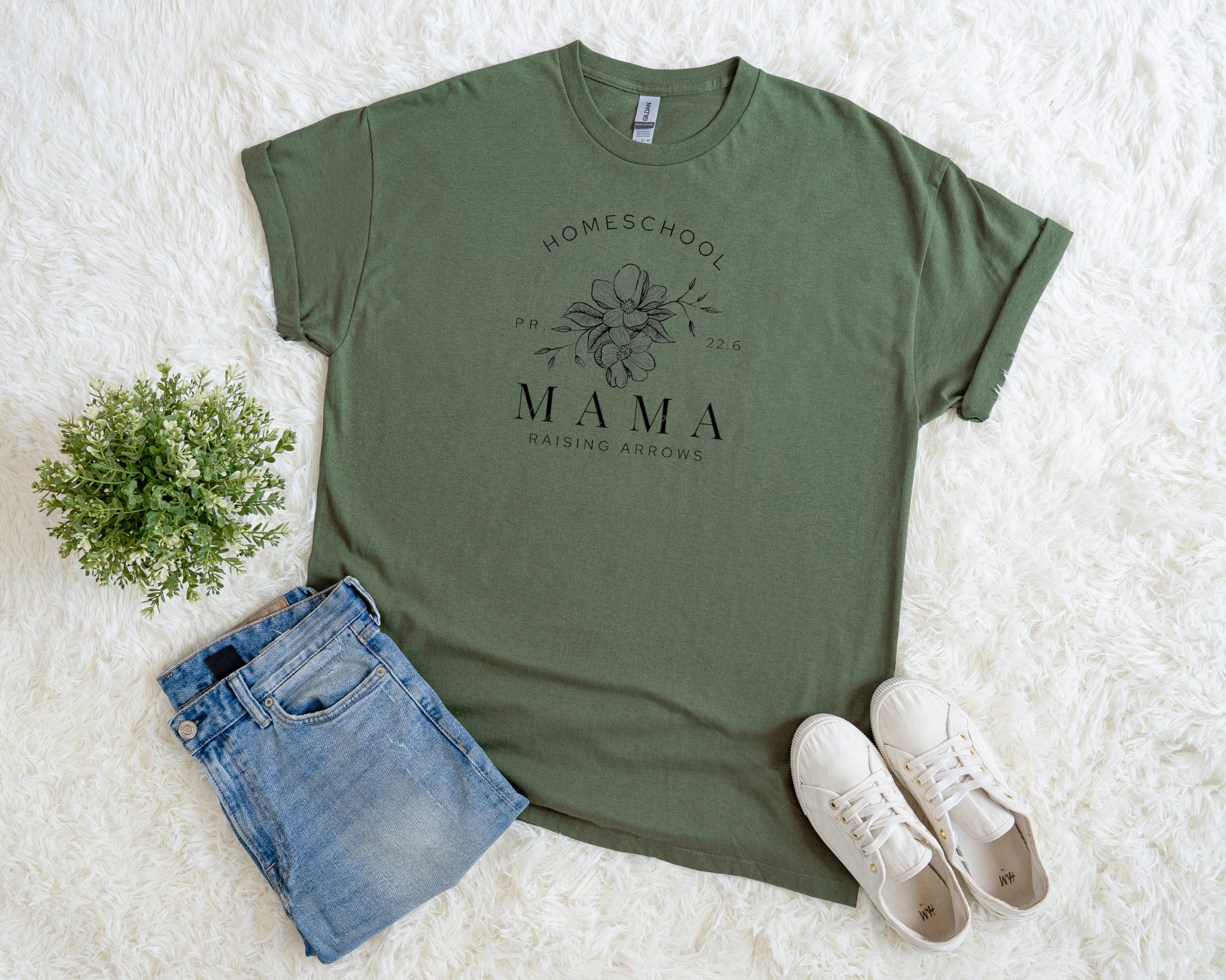 Homeschool Mama Raising Arrows Tee