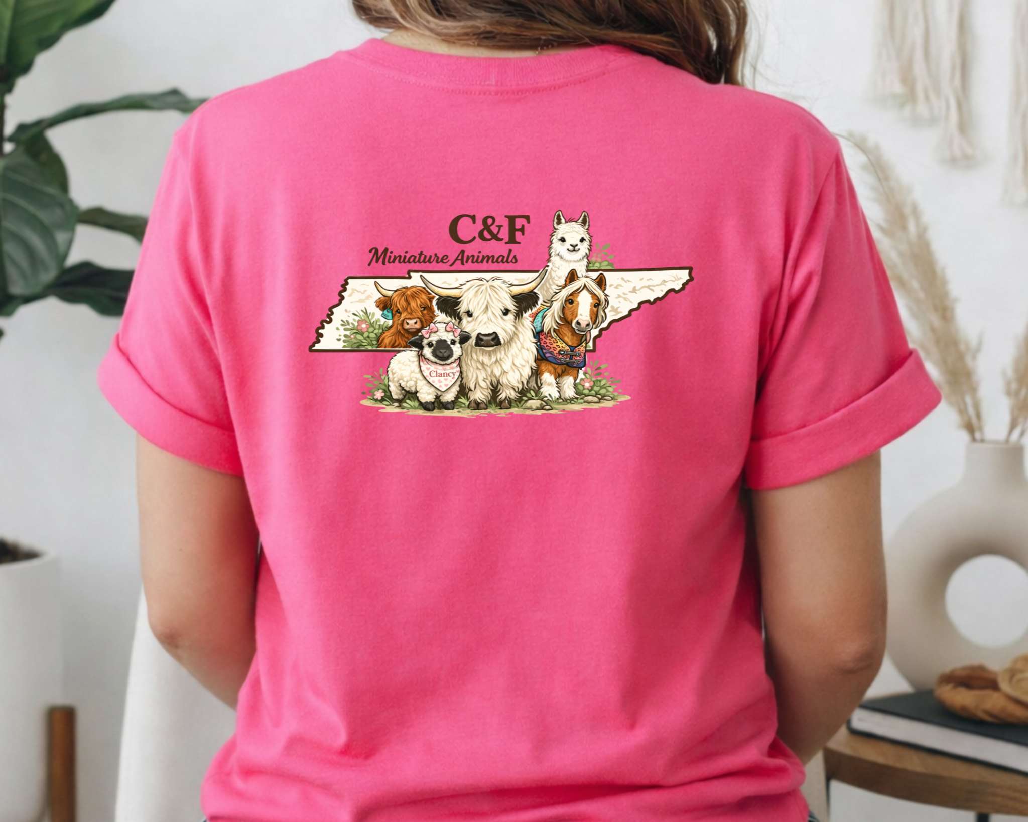 Exclusive C&F Miniature Animals Graphic Tee – Gildan Tee