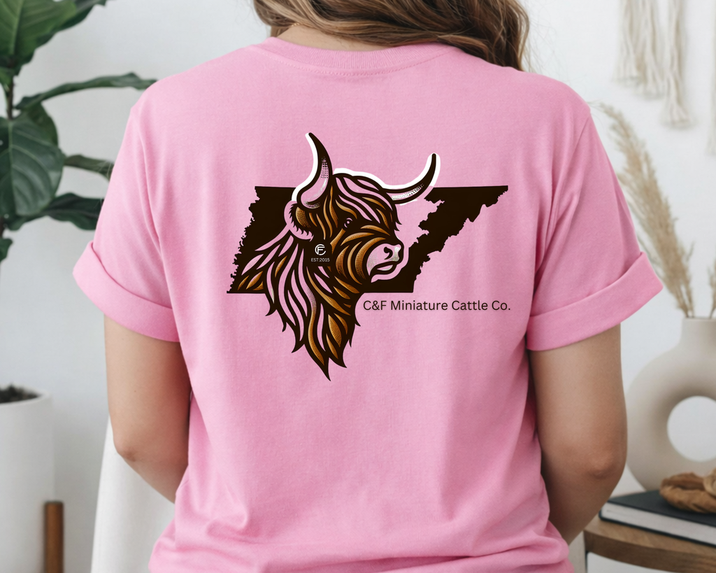 C&F Miniature Cattle Co. Original Logo Tee – Gildan Tee