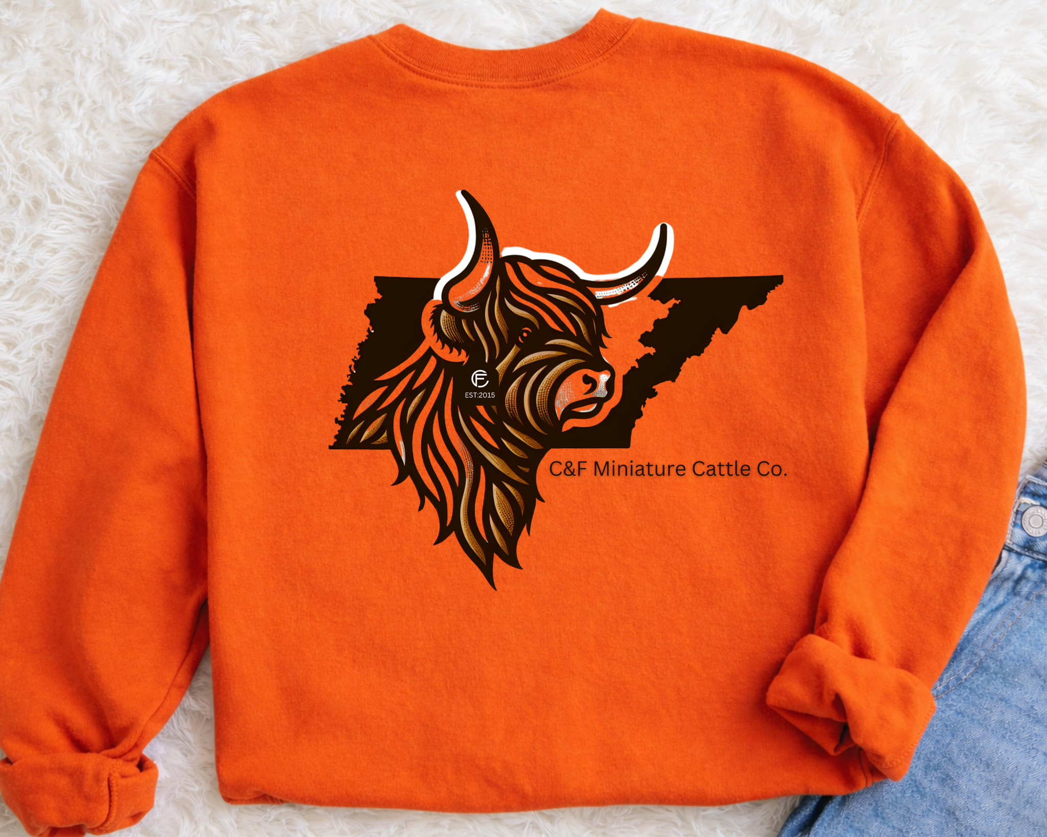 C&F Miniature Cattle Co. Original Logo Sweatshirt – Gildan Sweatshirt