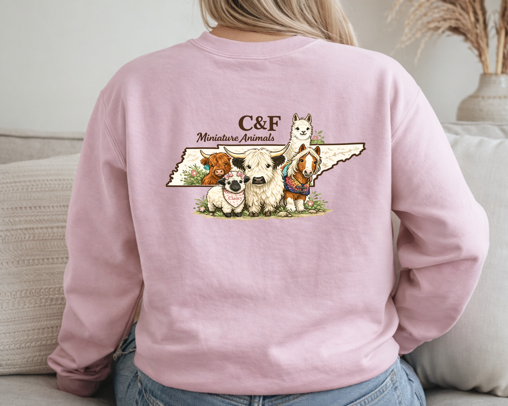 Exclusive C&F Miniature Animals Logo Sweatshirt –  Gildan Sweatshirt