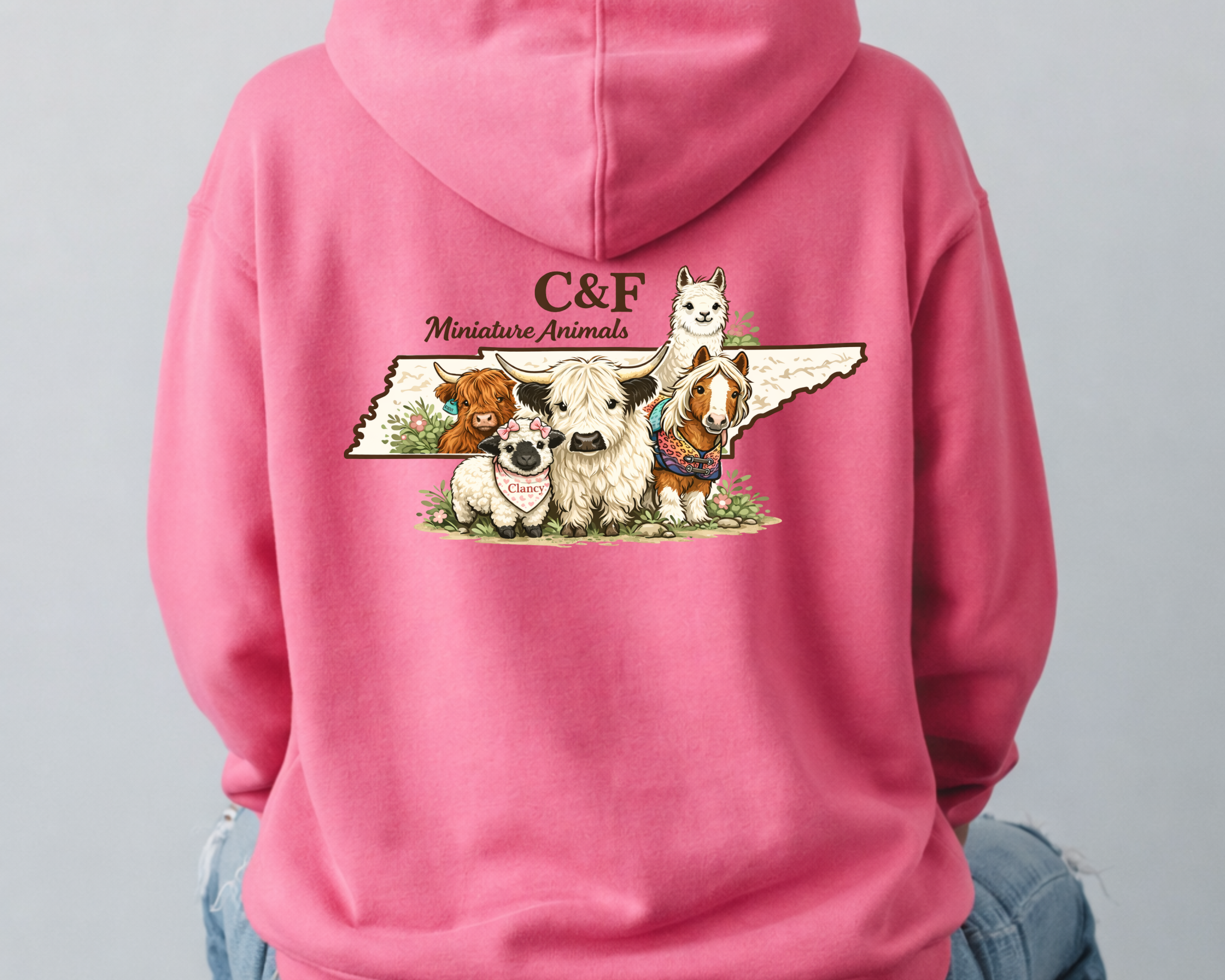 Exclusive C&F Miniature Cattle Co. Logo Hoodie