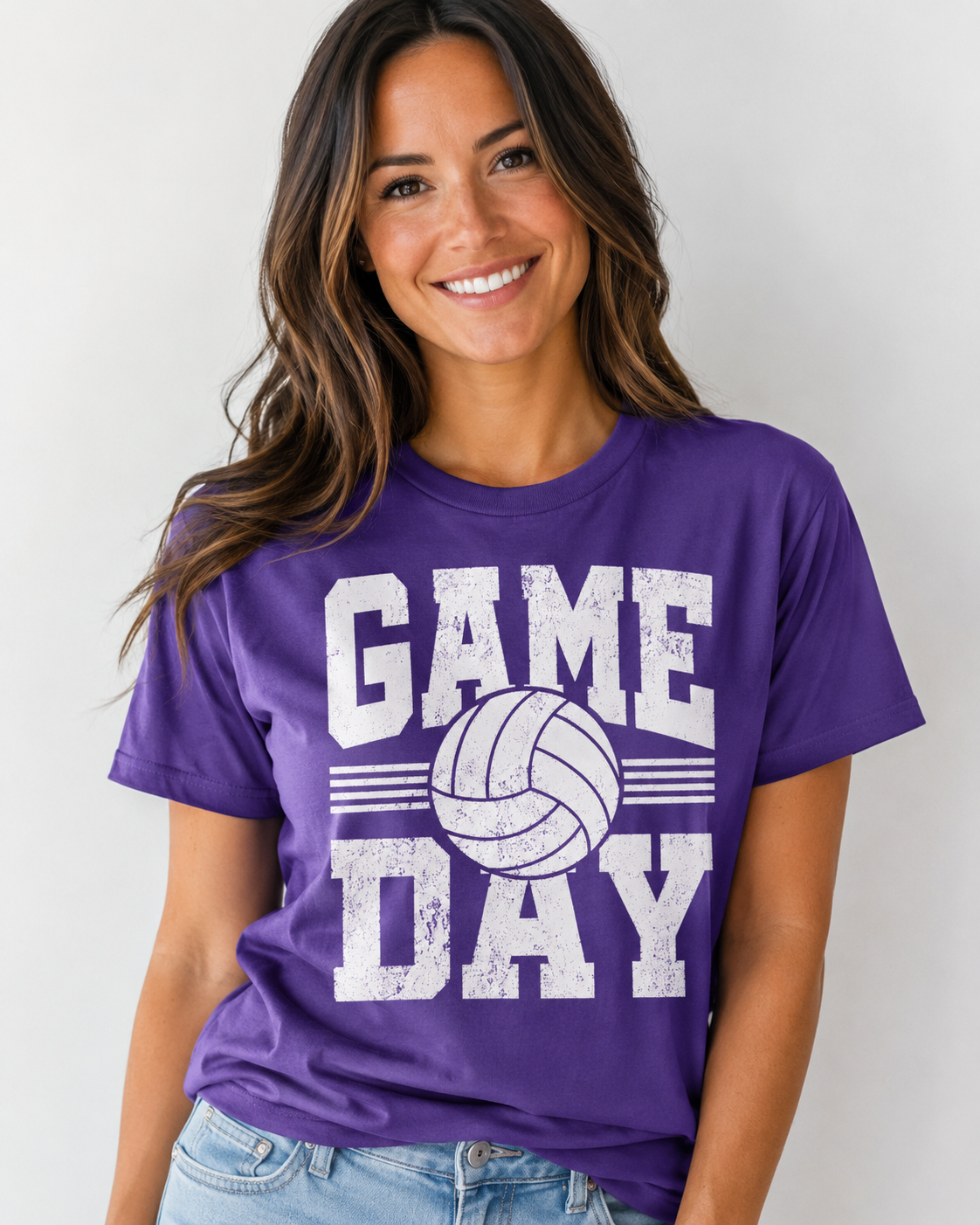 Volleyball Game Day Tee - Gildan Unisex Shirt - CHS Viqueens Spirit Wear